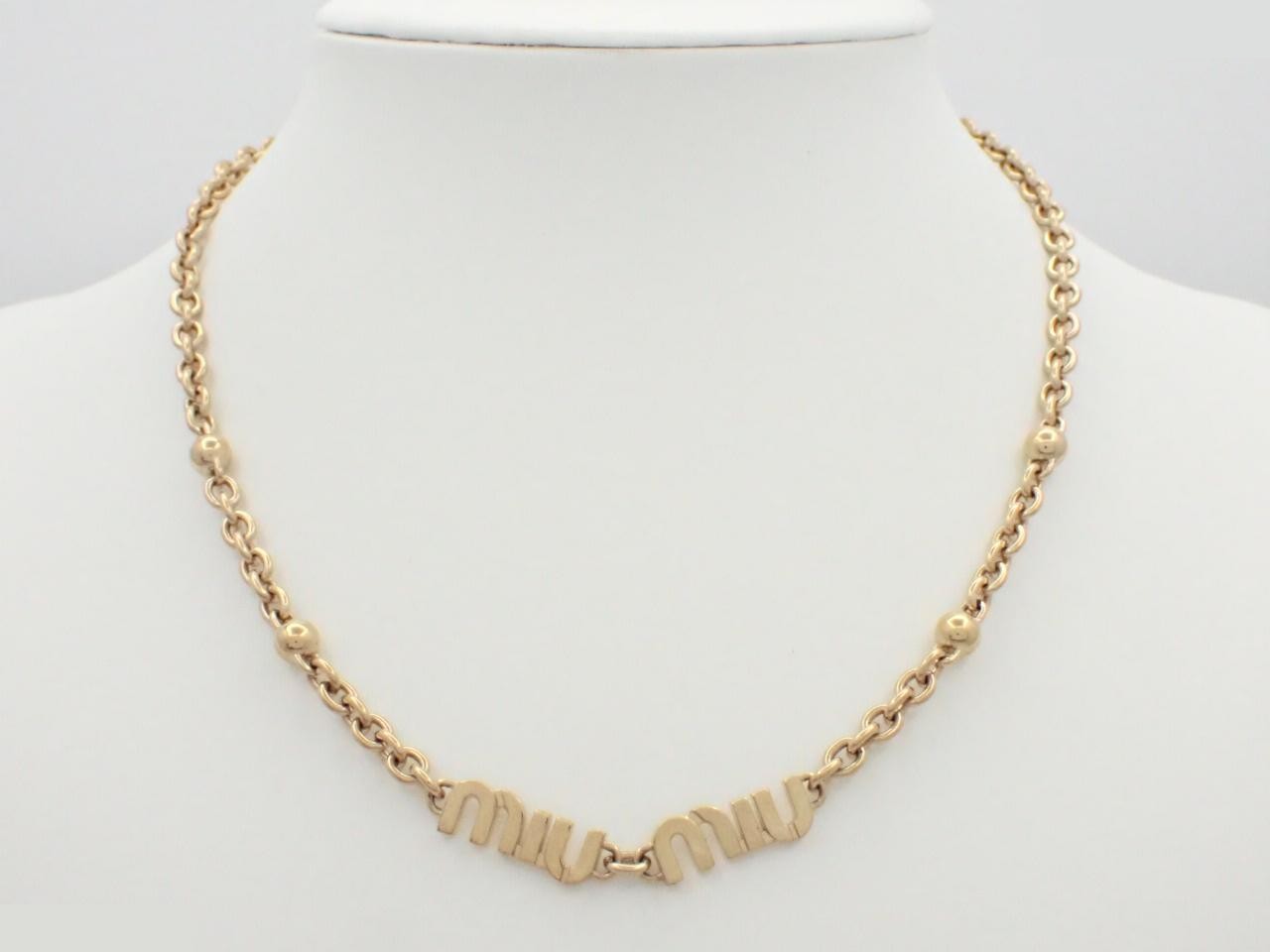 (other line) Precious Metal Logo Necklace, Chain approx. 46cm — view 3