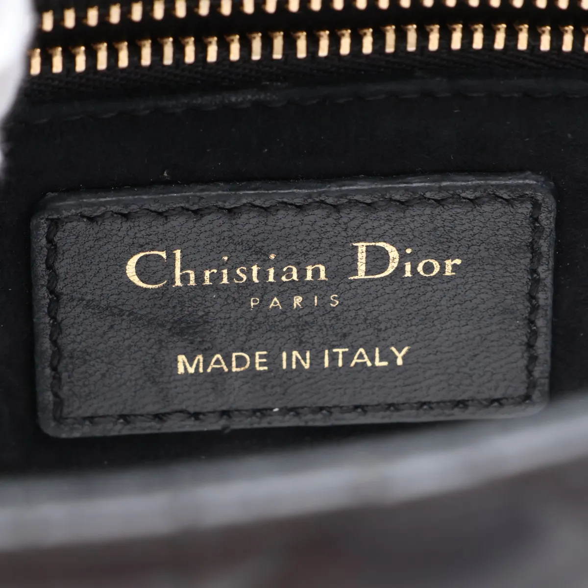 Cannage My Lady Dior Leather 2-Way Handbag, Black — view 11