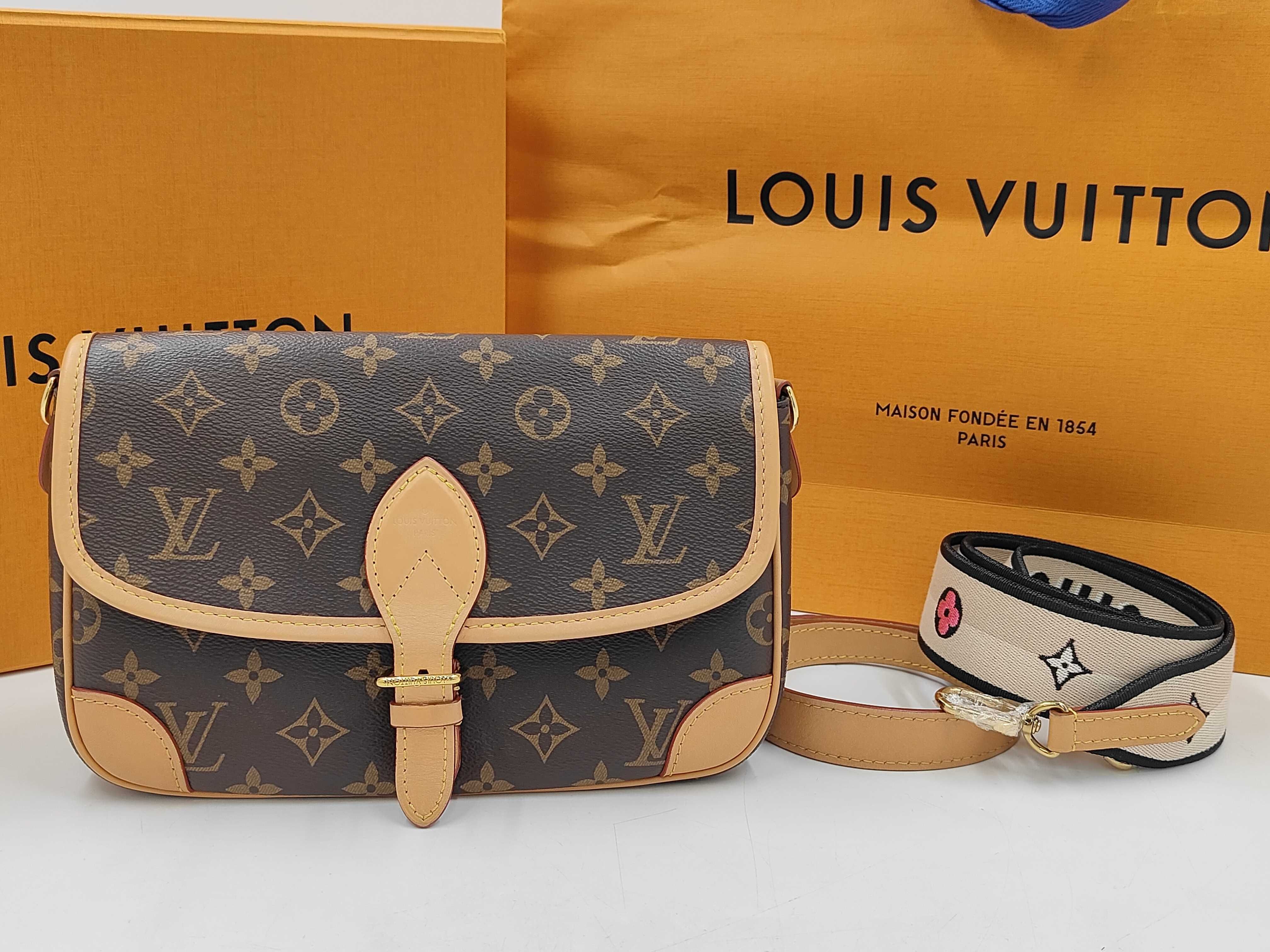 Monogram Diane NM PM Shoulder Bag