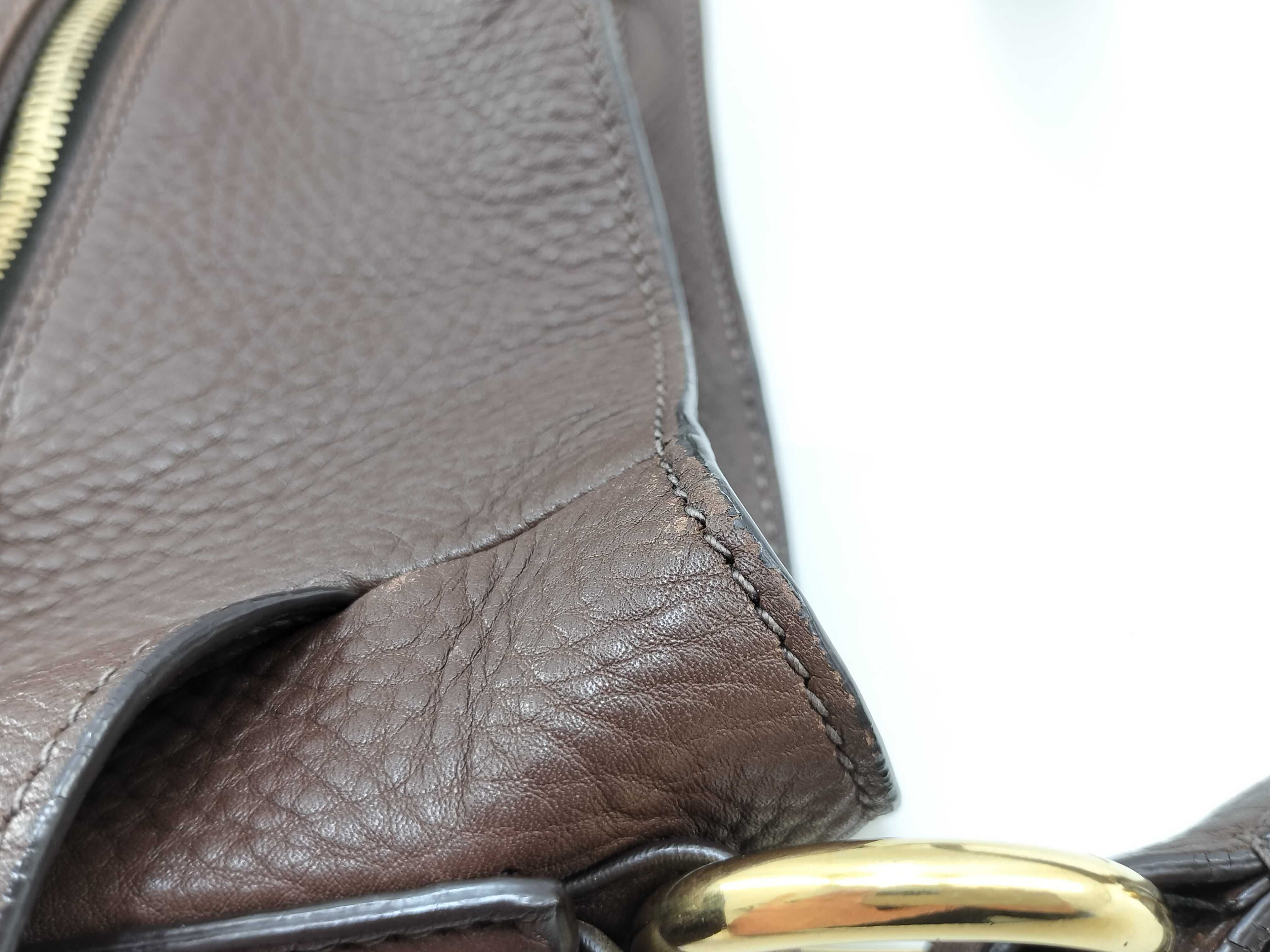 Vitello Daino Leather Hobo Bag Shoulder Bag — view 12