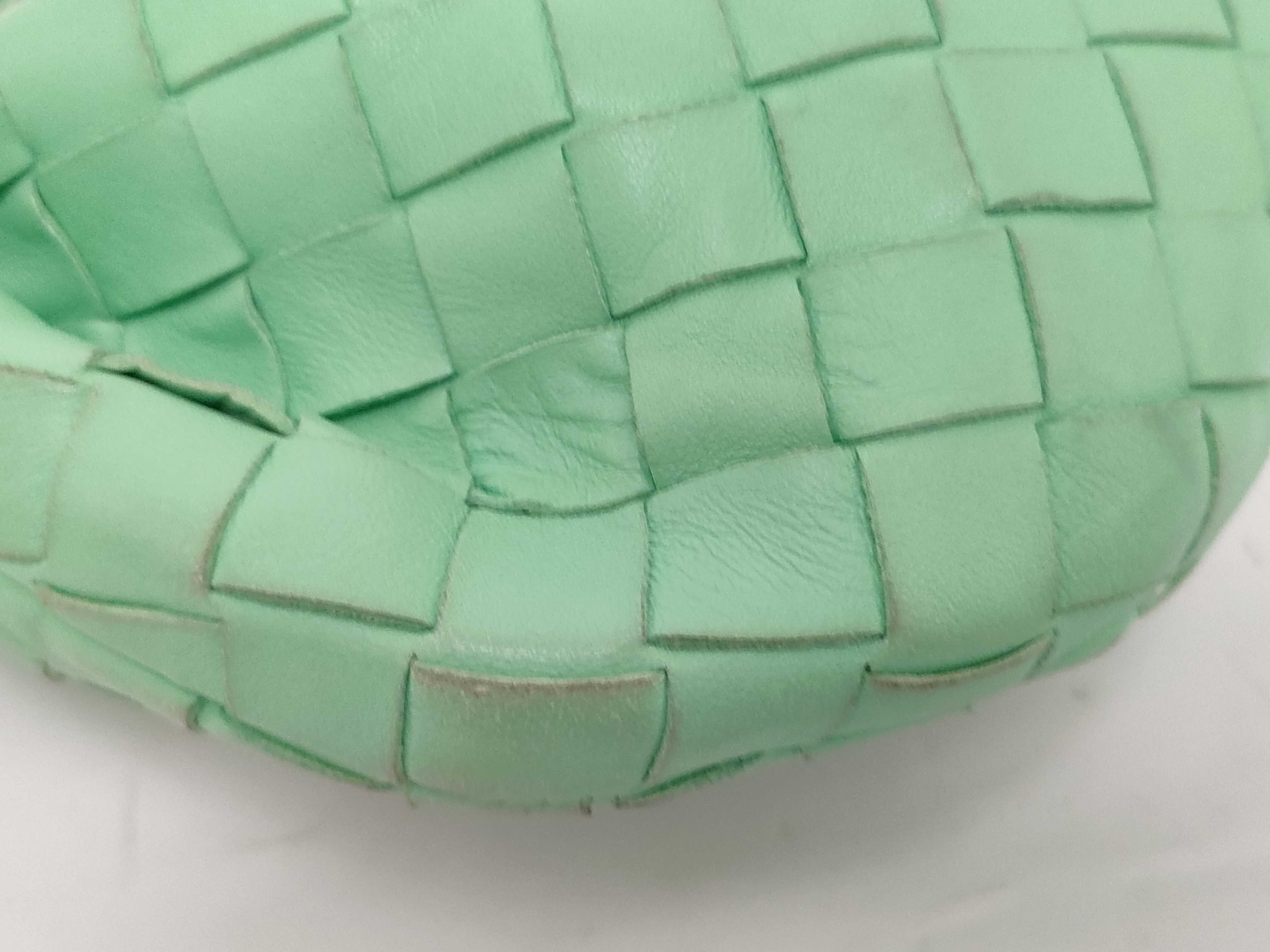 Intrecciato Bottega Veneta Mini The Jodie Intrecciato Leather Handbag Light Green Handbag — view 4
