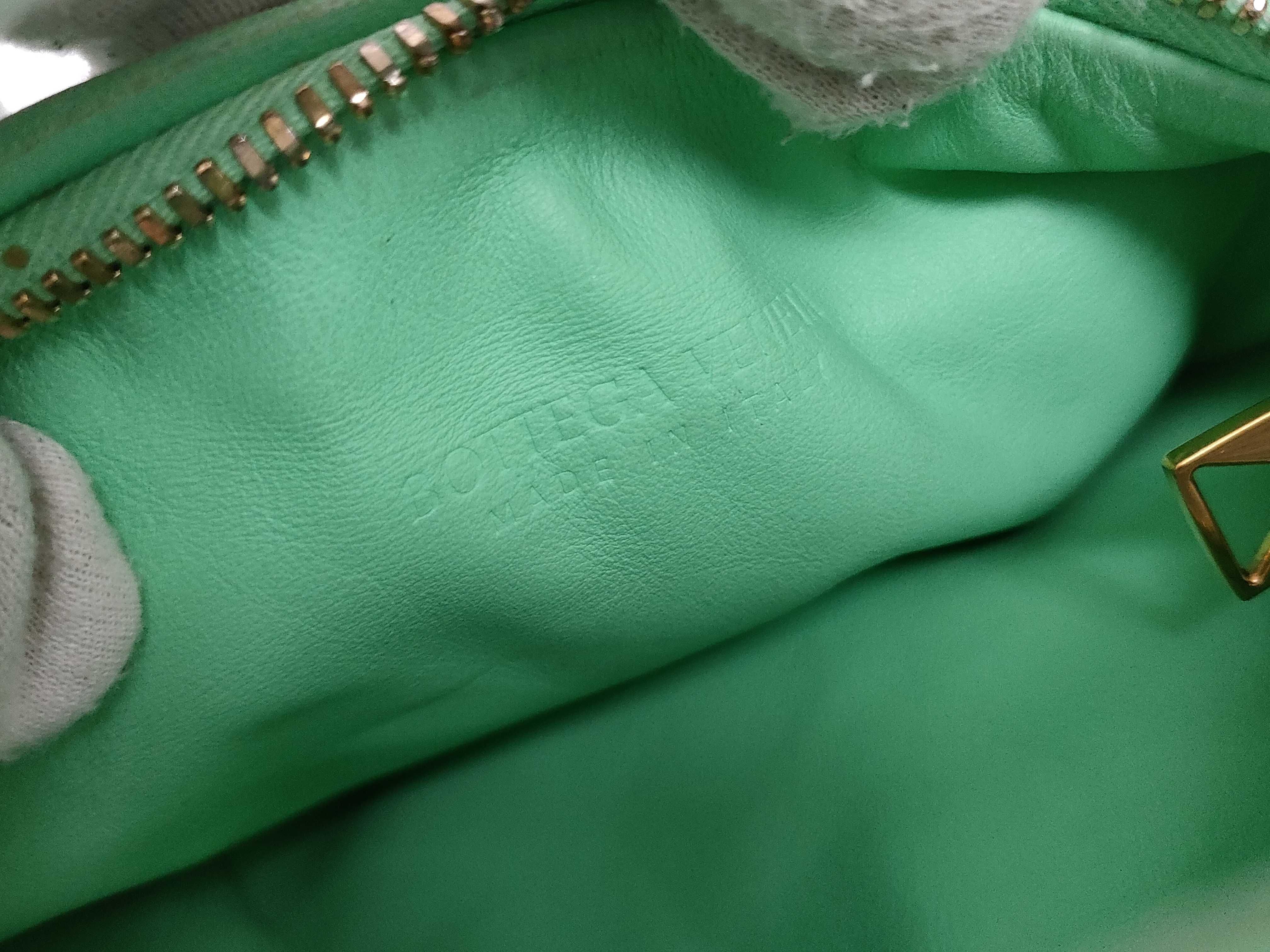 Intrecciato Bottega Veneta Mini The Jodie Intrecciato Leather Handbag Light Green Handbag — view 10
