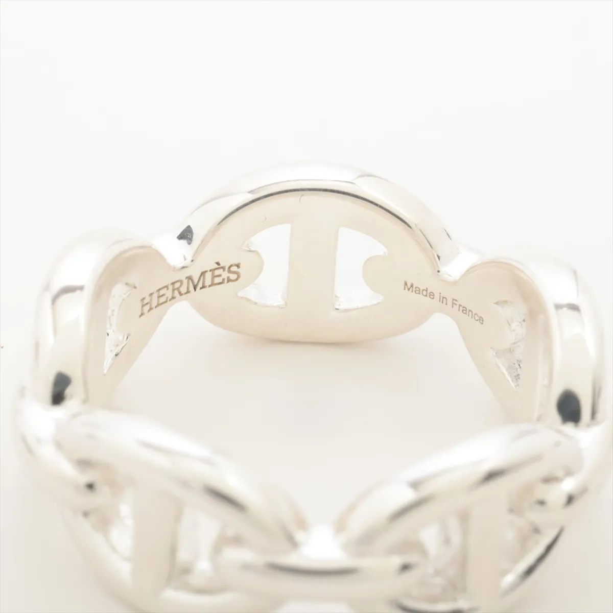 Chaine d'Ancre Enchainée 2023 Ring, Size 50, 925 Sterling Silver, 5.6g, dents, — view 3