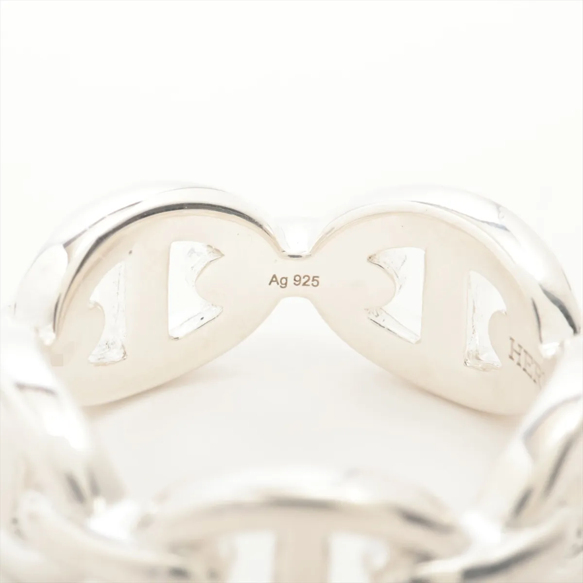 Chaine d'Ancre Enchainée 2023 Ring, Size 50, 925 Sterling Silver, 5.6g, dents, — view 5