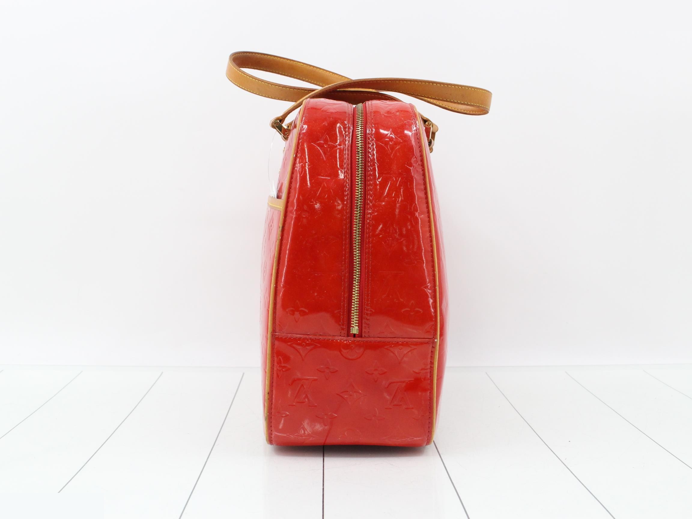 Vernis Sutton Rouge Handbag — view 3