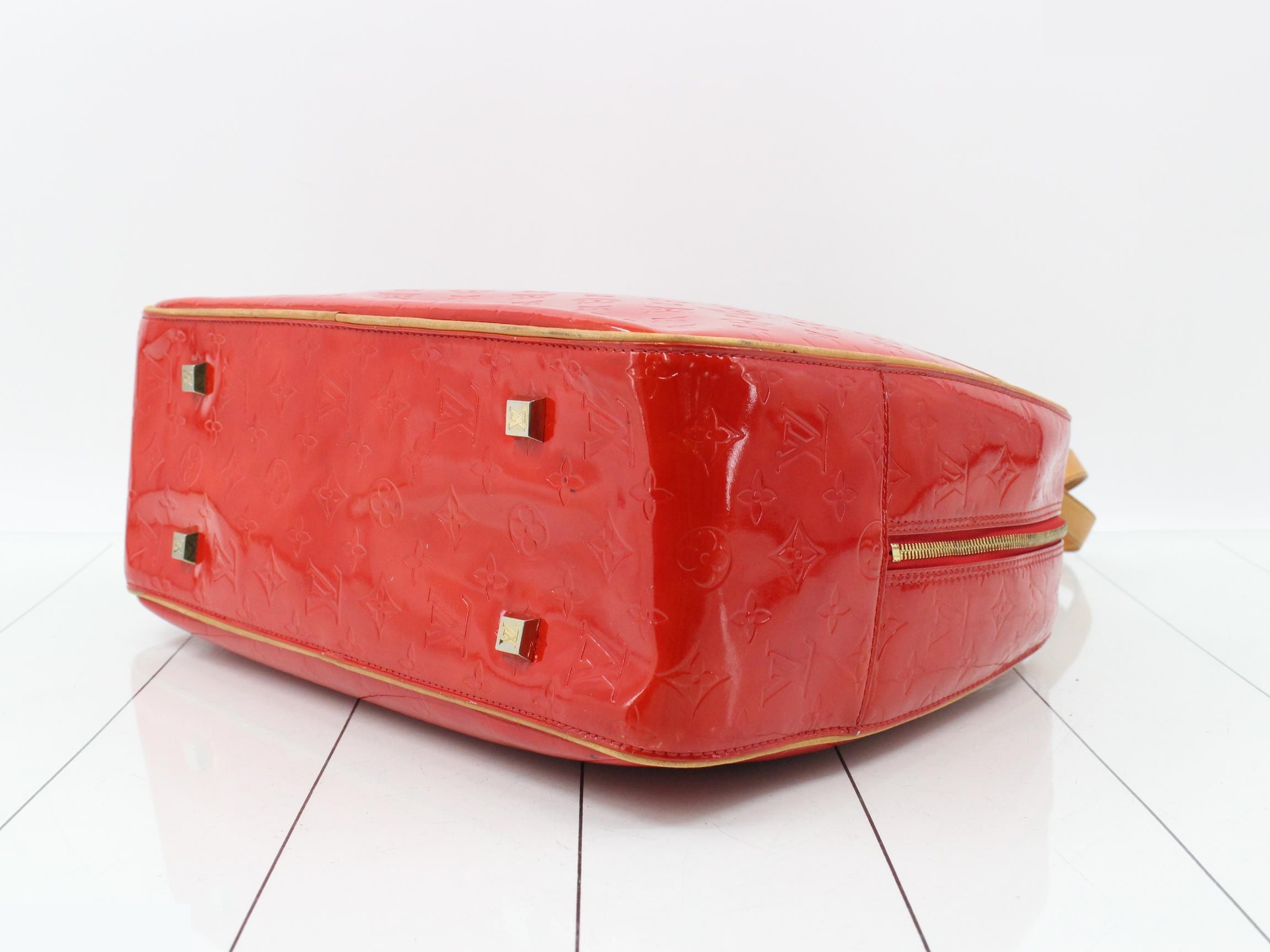 Vernis Sutton Rouge Handbag — view 6