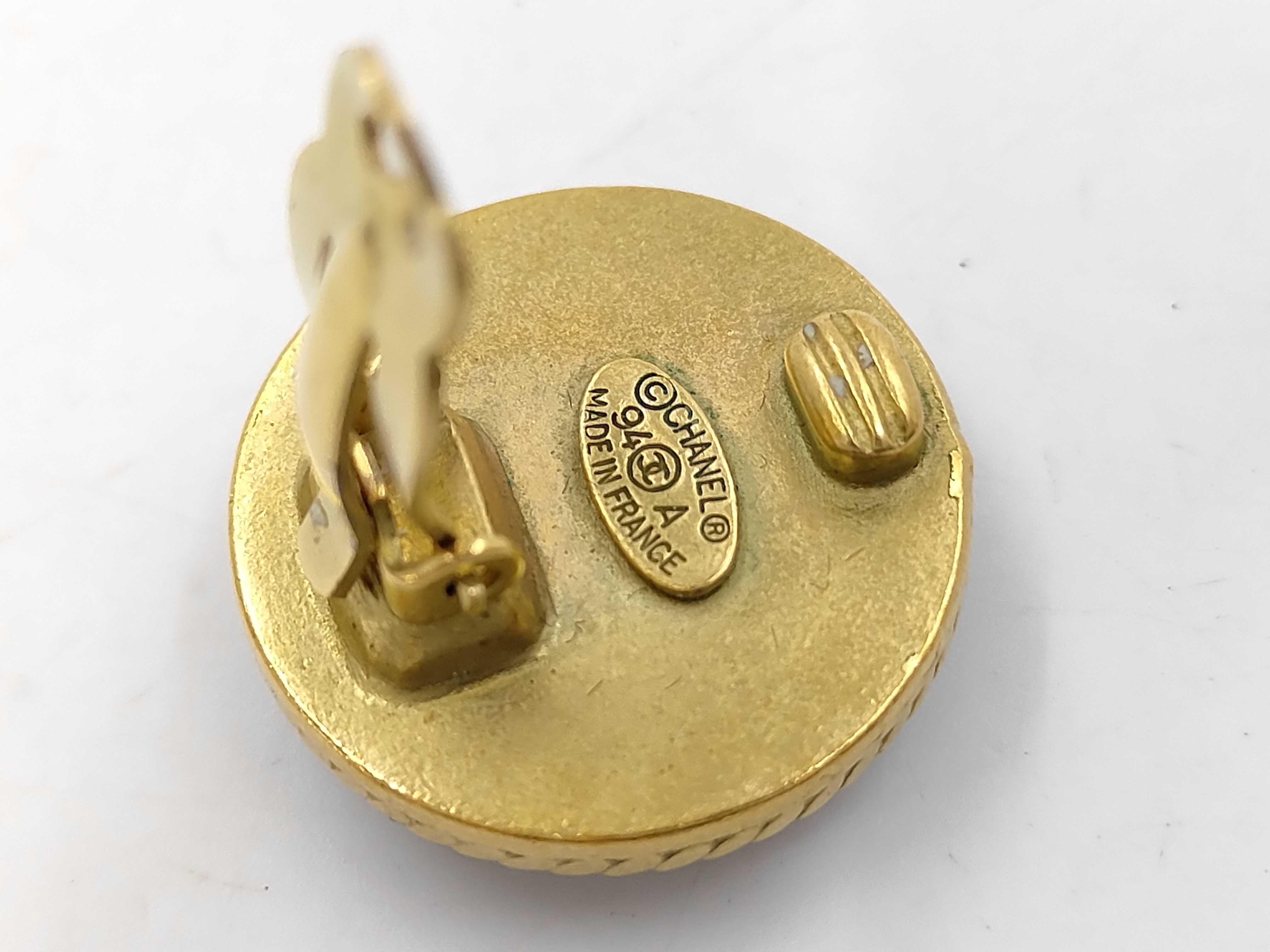 Coco Mark Gold Earrings — view 5