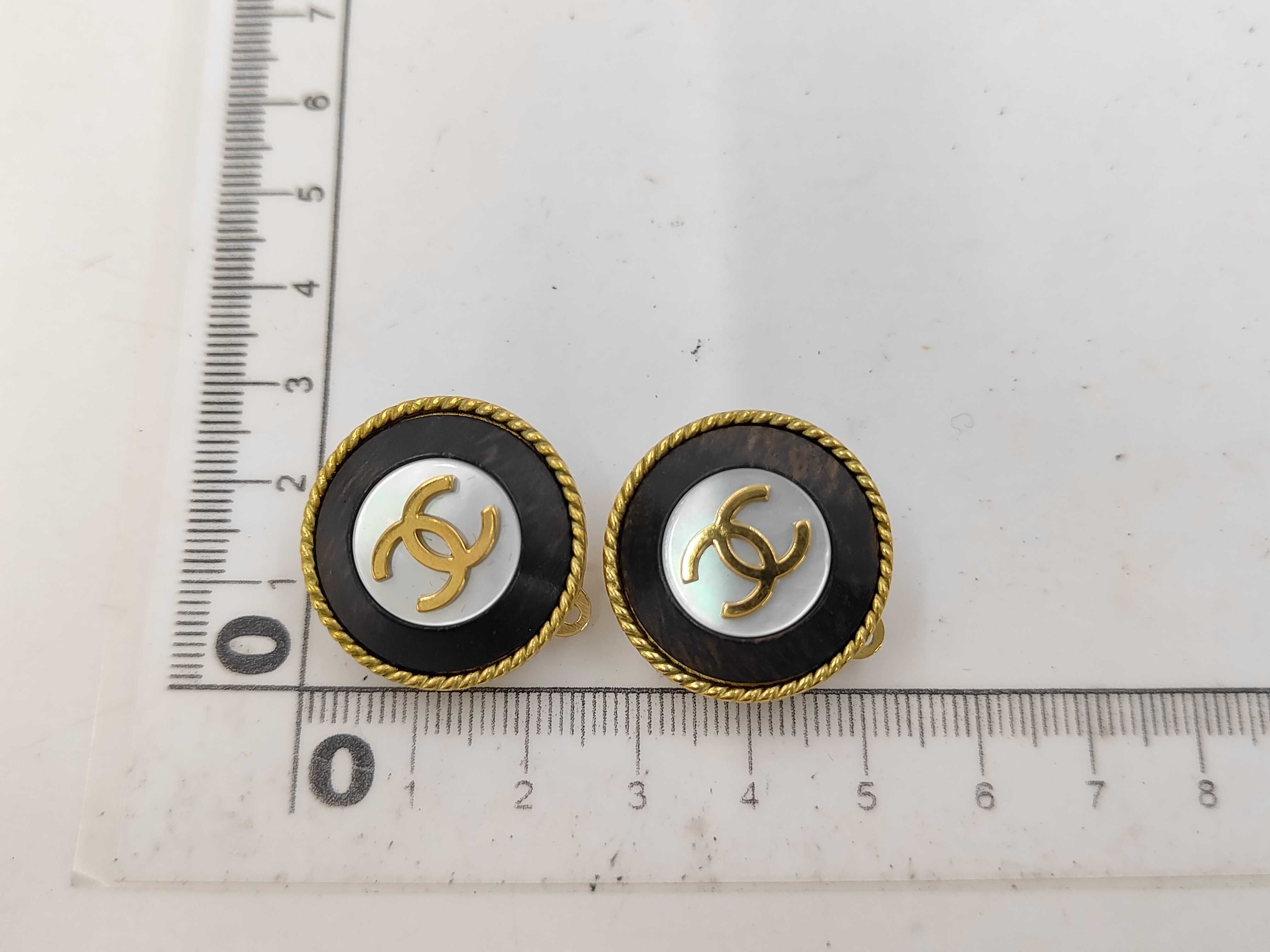Coco Mark Gold Earrings — view 6