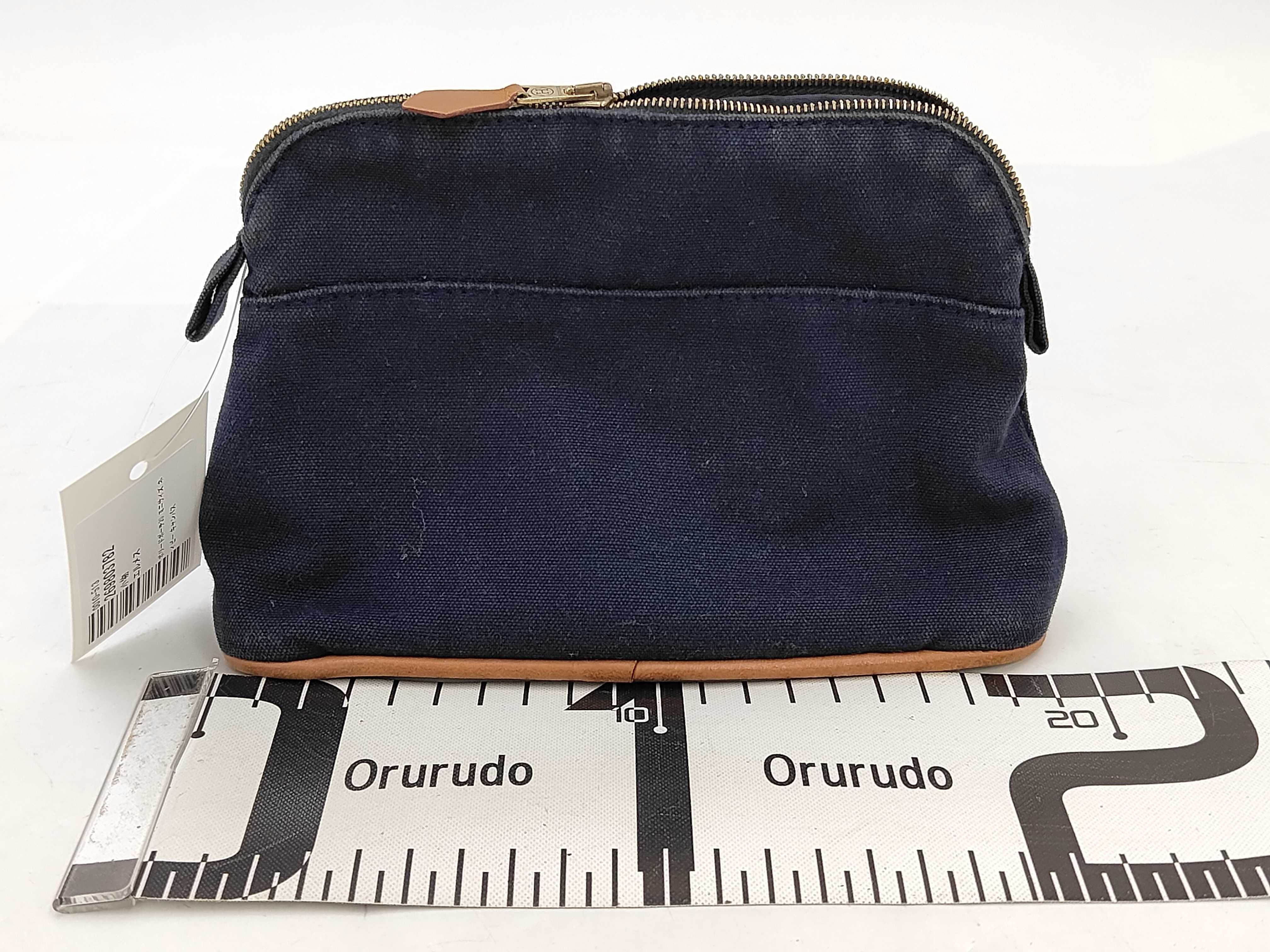 Bolide Pouch 20 Mini Size Navy Canvas Pouch — view 2
