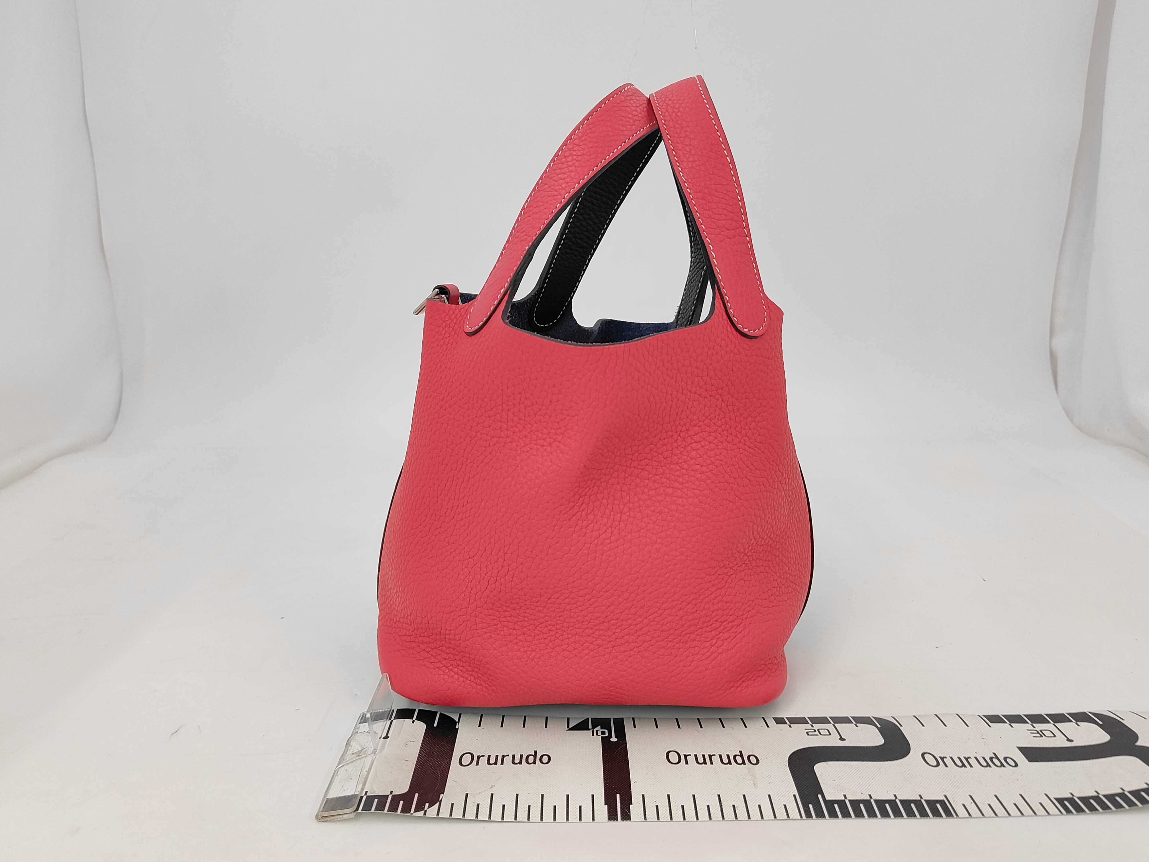 Picotin Lock PM Bicolor D Stamp Handbag — view 2