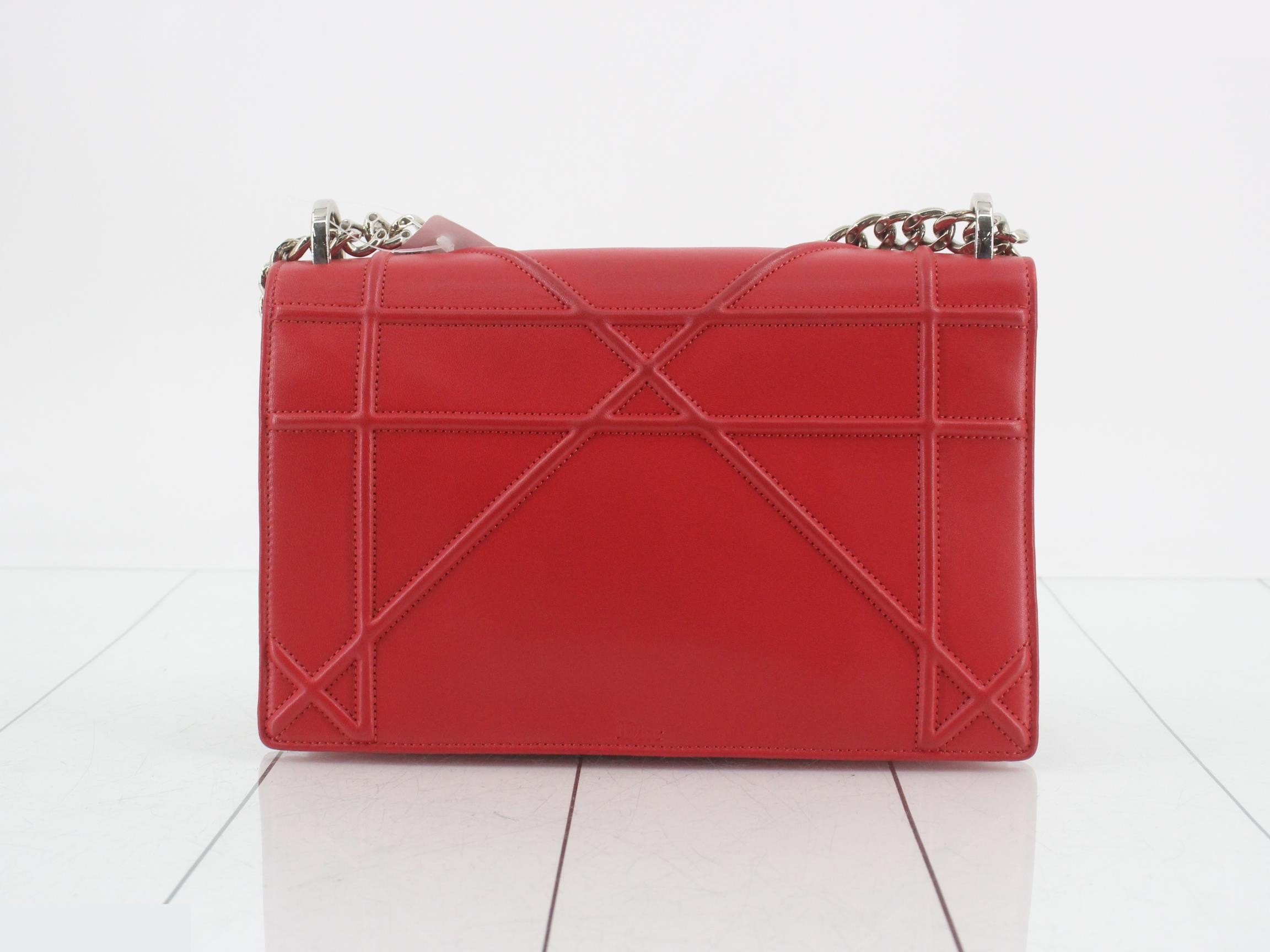 Diorama Leather Chain Shoulder Bag — view 2