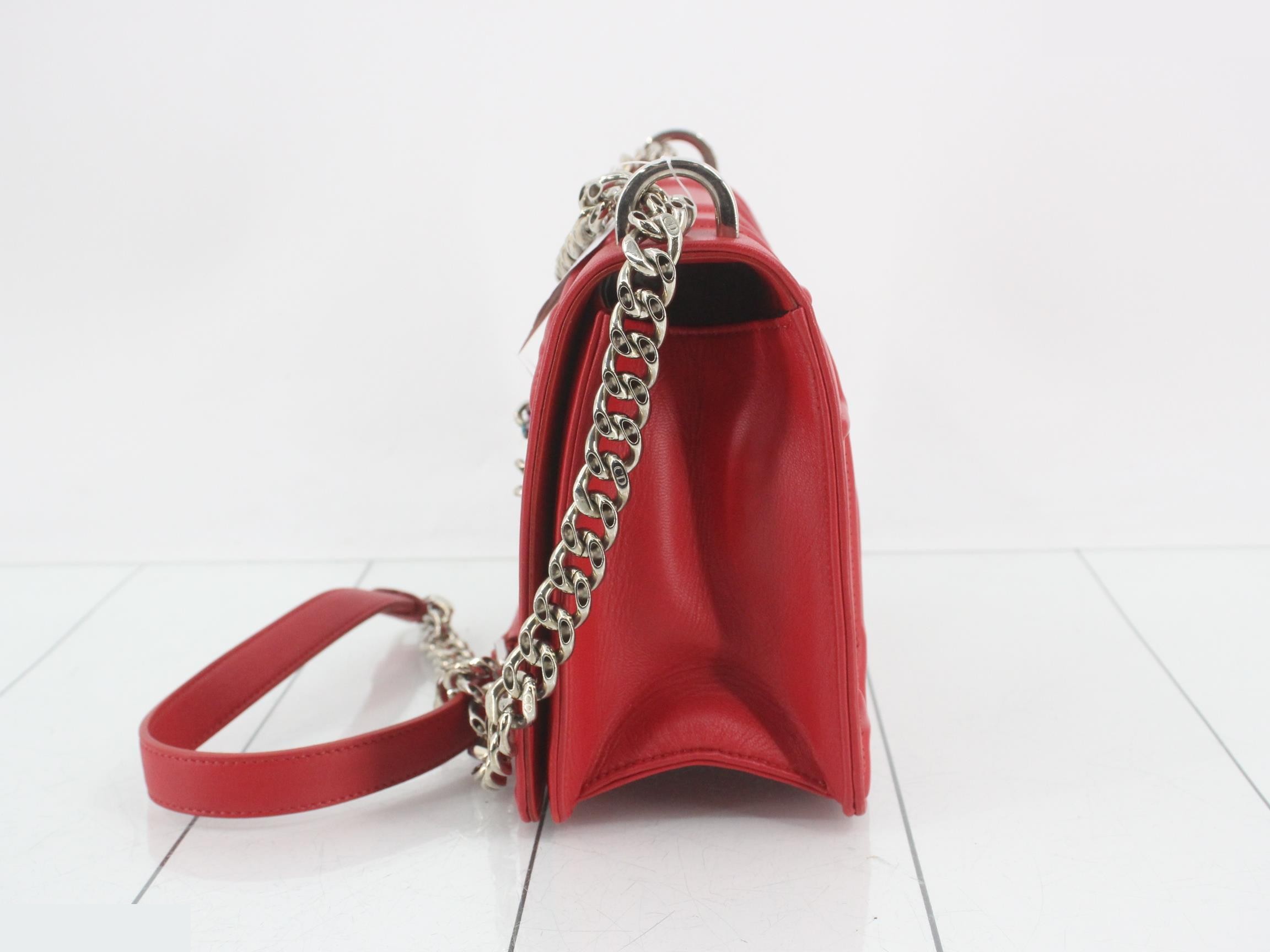 Diorama Leather Chain Shoulder Bag — view 3