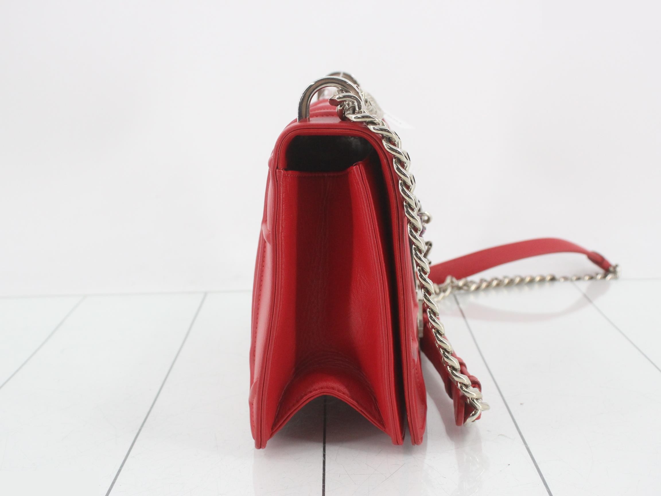 Diorama Leather Chain Shoulder Bag — view 4