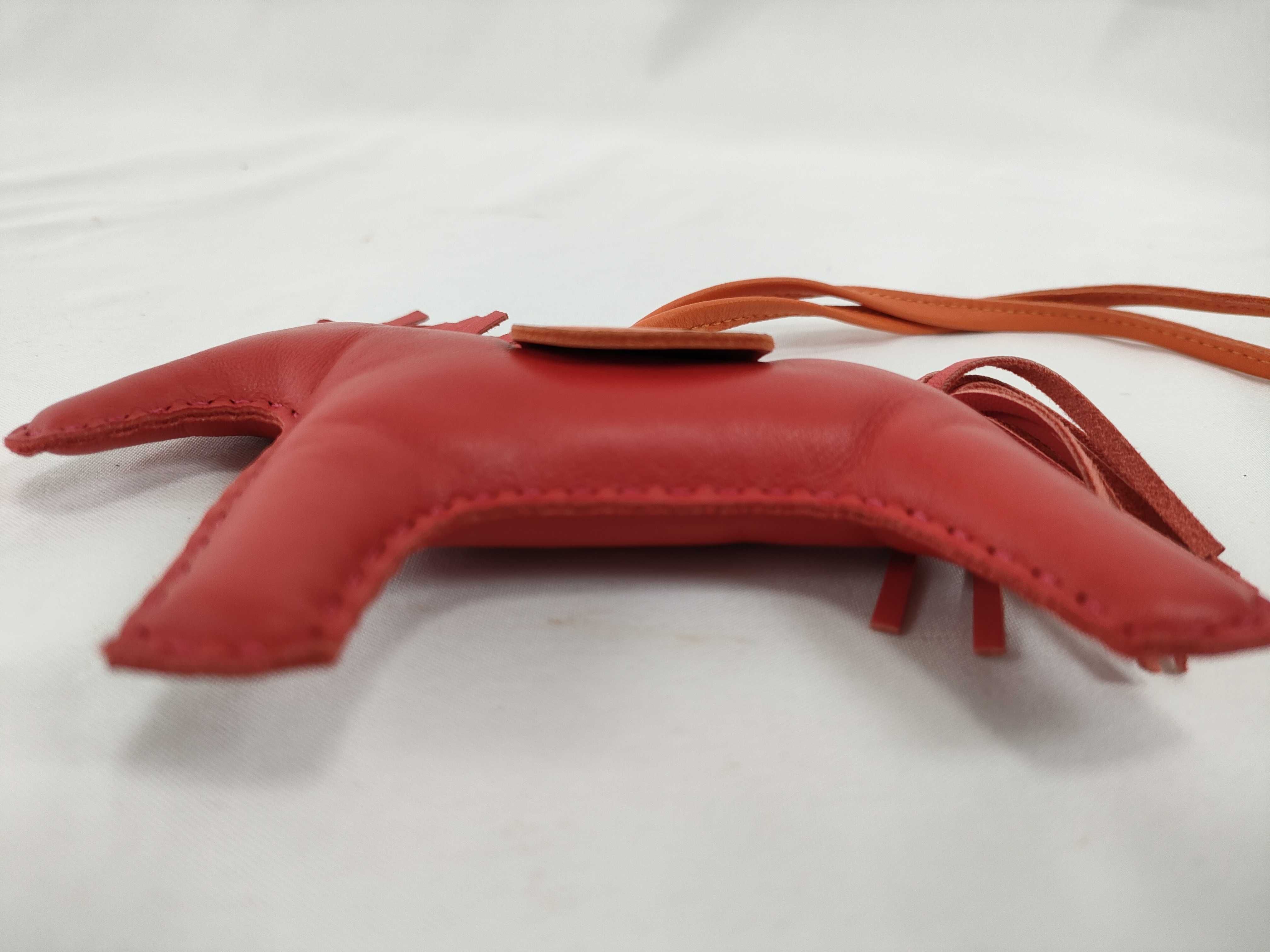 Rodeo MM Agneau Milo Red Orange Pink Key Case/Keychain — view 5