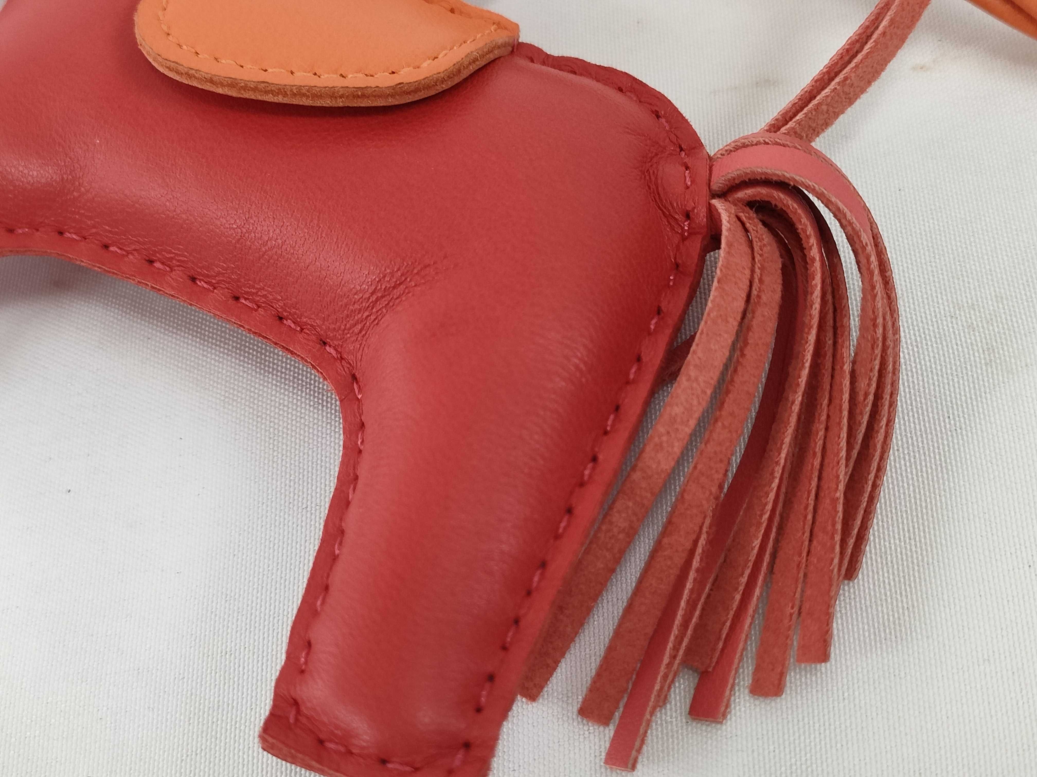 Rodeo MM Agneau Milo Red Orange Pink Key Case/Keychain — view 8