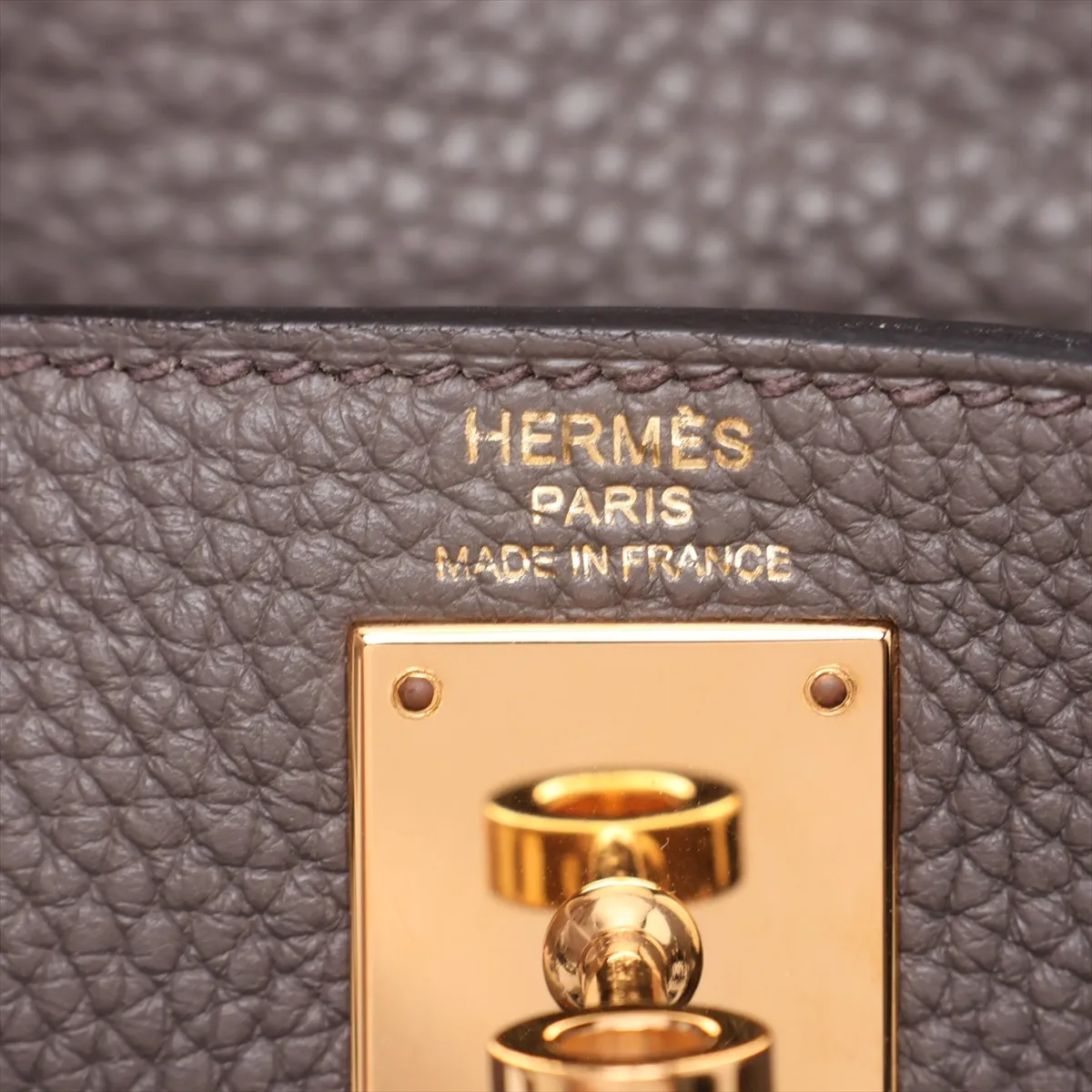 [Individually packaged] Hermes Kelly Ad PM Togo Etoupe Gold Hardware D:2019 — view 9