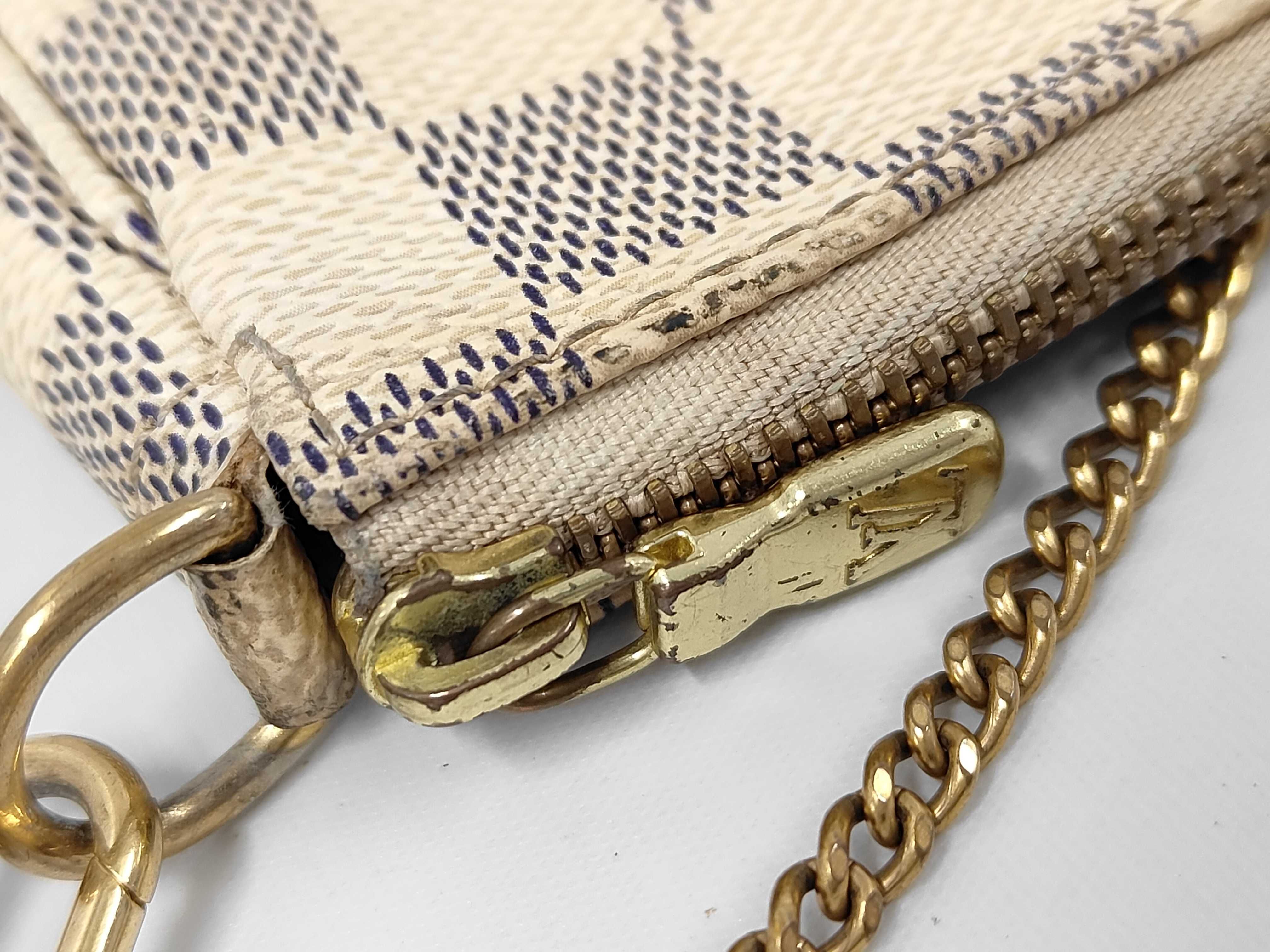 Damier Azur Mini Pochette Accessoires N58010 Pouch — view 9