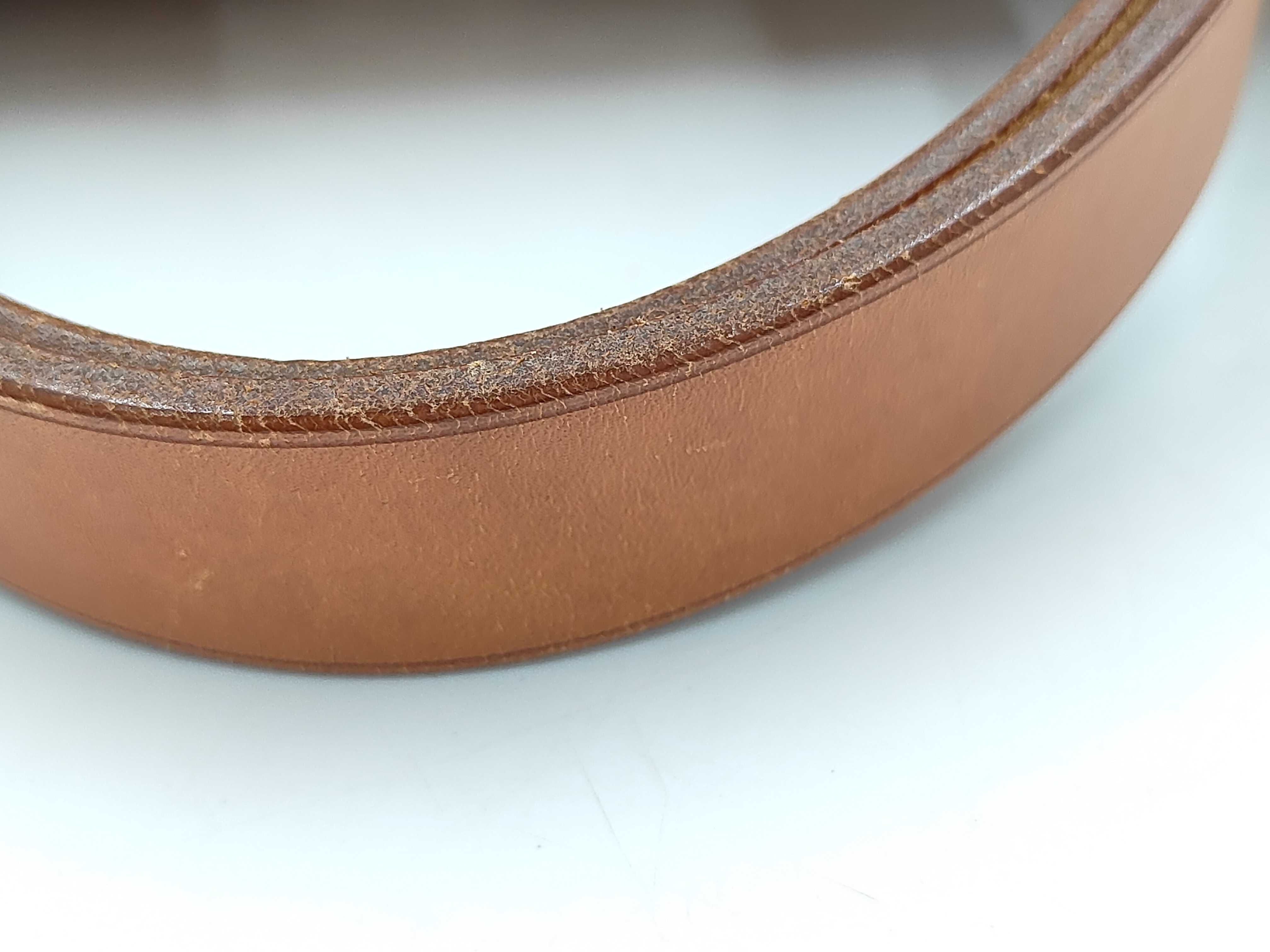 Herbag Ad PM Toile H x Vache Hunter Beige x Brown Silver Hardware C Shoulder Bag — view 6