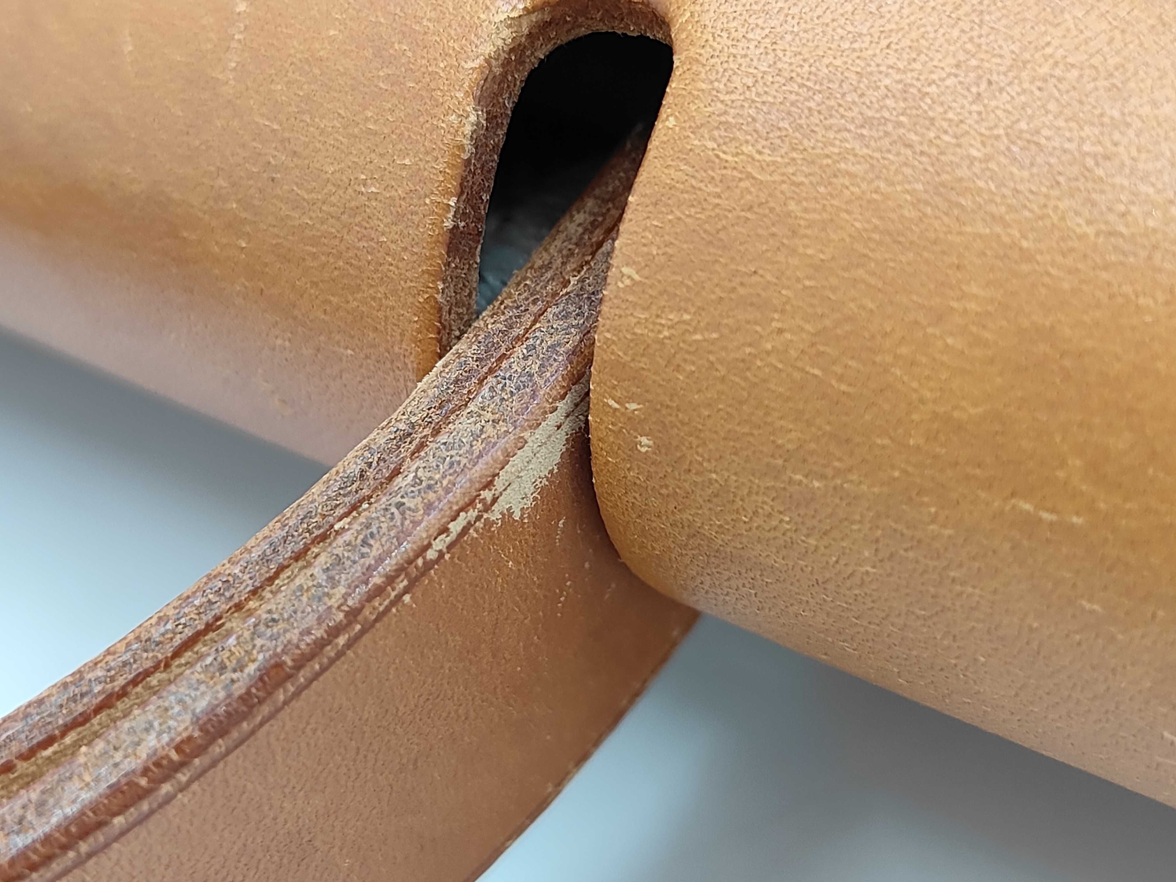 Herbag Ad PM Toile H x Vache Hunter Beige x Brown Silver Hardware C Shoulder Bag — view 7
