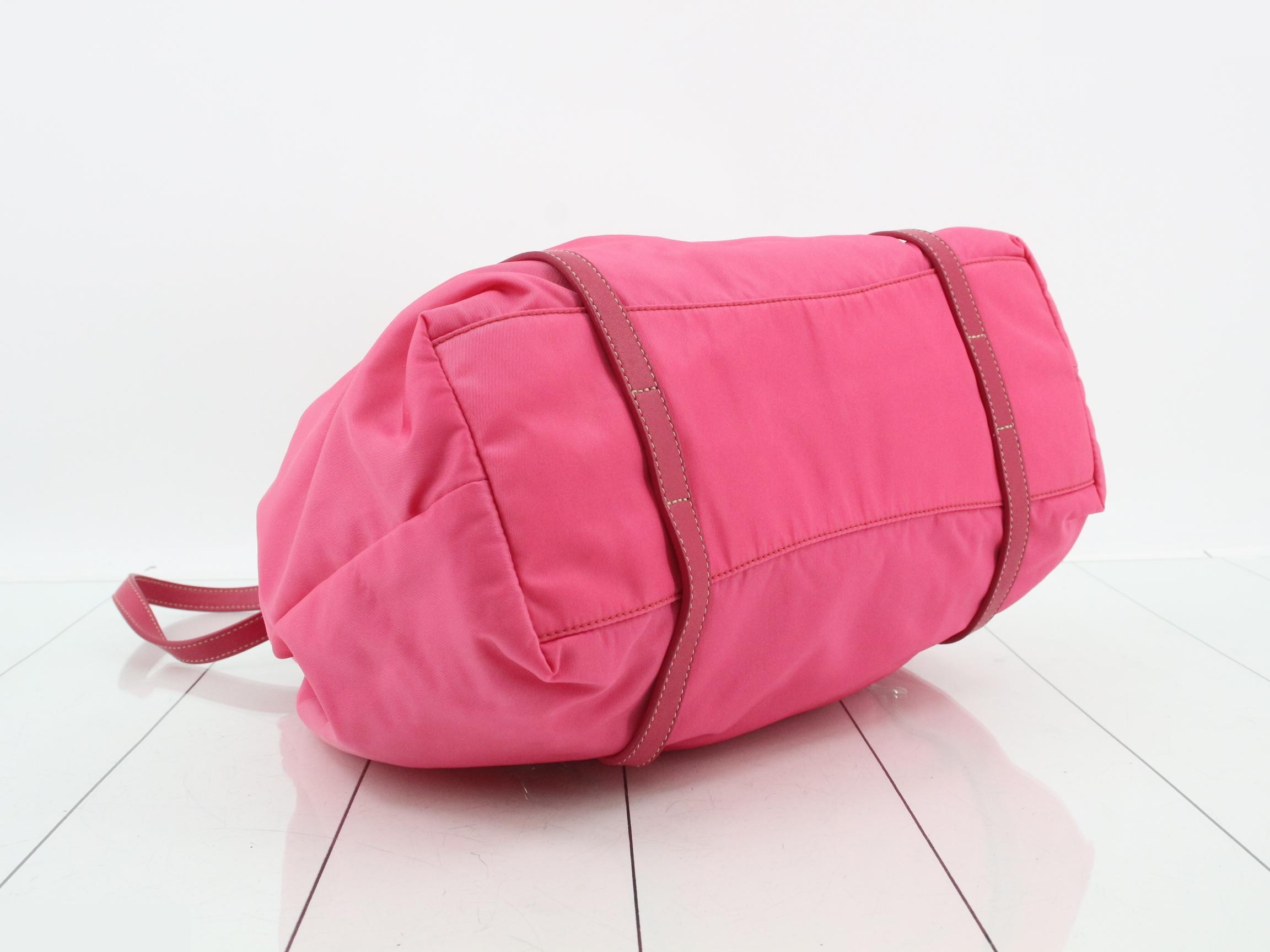 Pink nylon bag — view 5