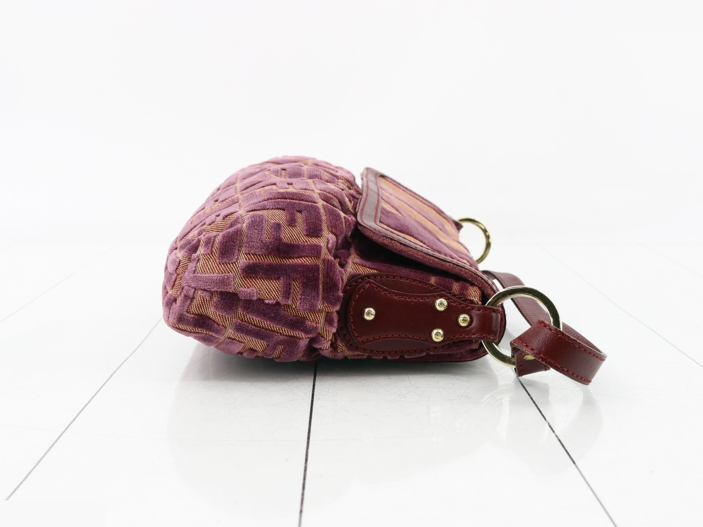 Zucca Velour Calfskin Handbag — view 3