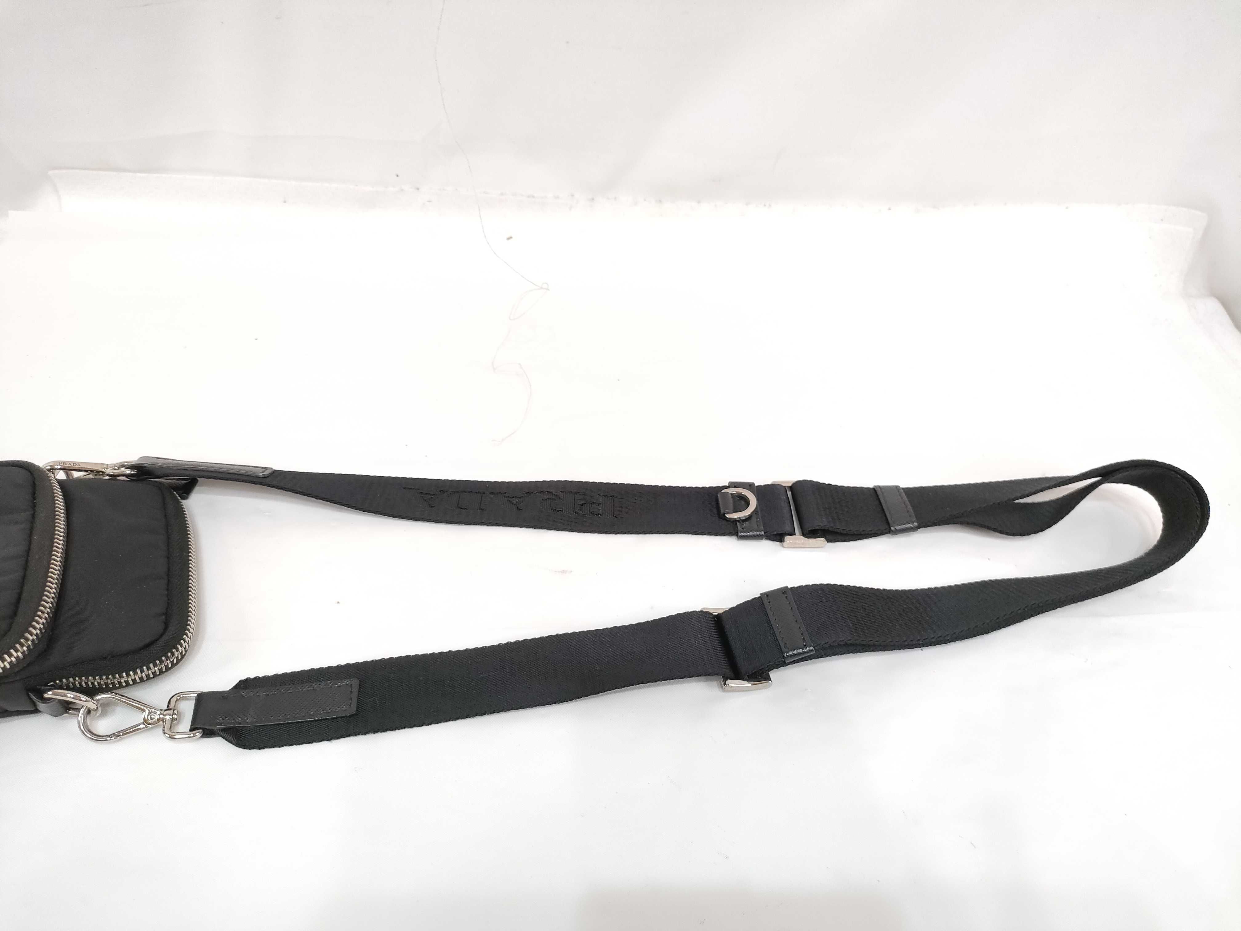 Nylon Prada Tessuto Nylon Shoulder Bag Black Shoulder Bag — view 3