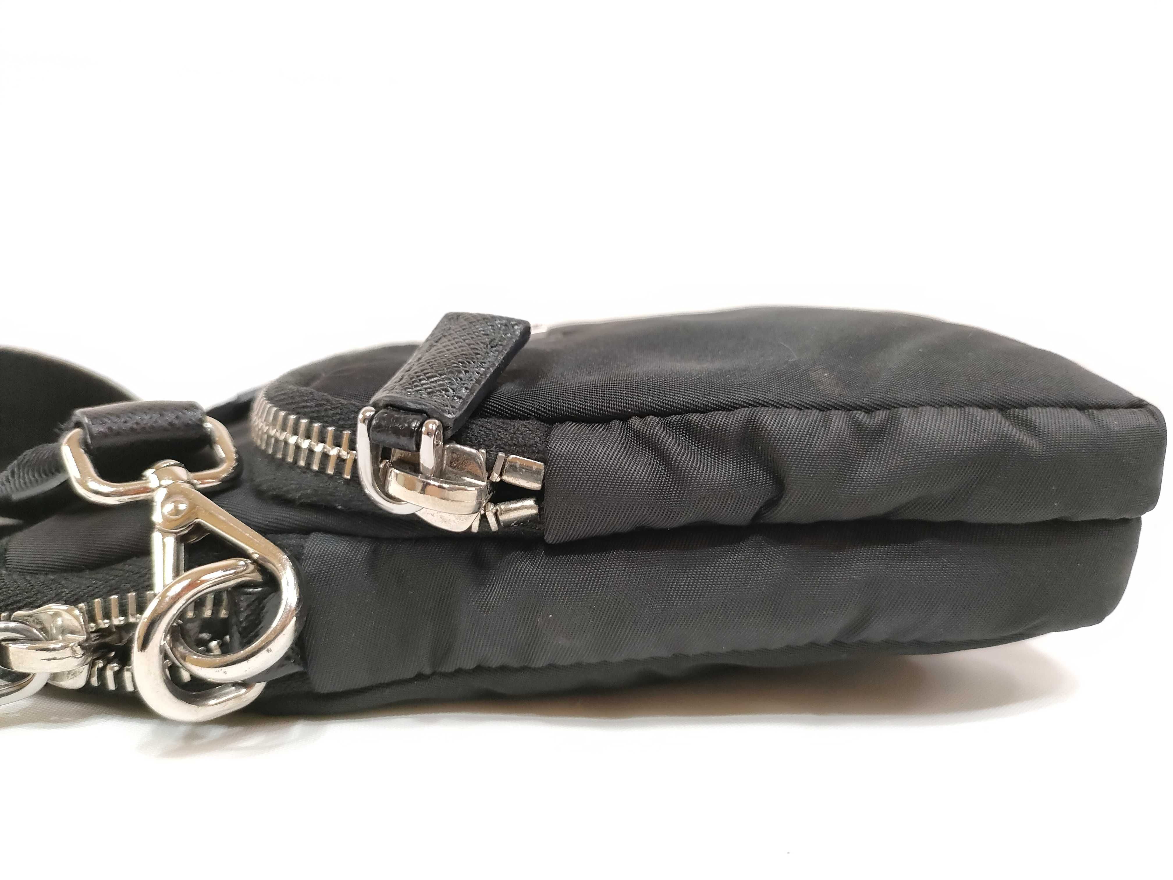 Nylon Prada Tessuto Nylon Shoulder Bag Black Shoulder Bag — view 9