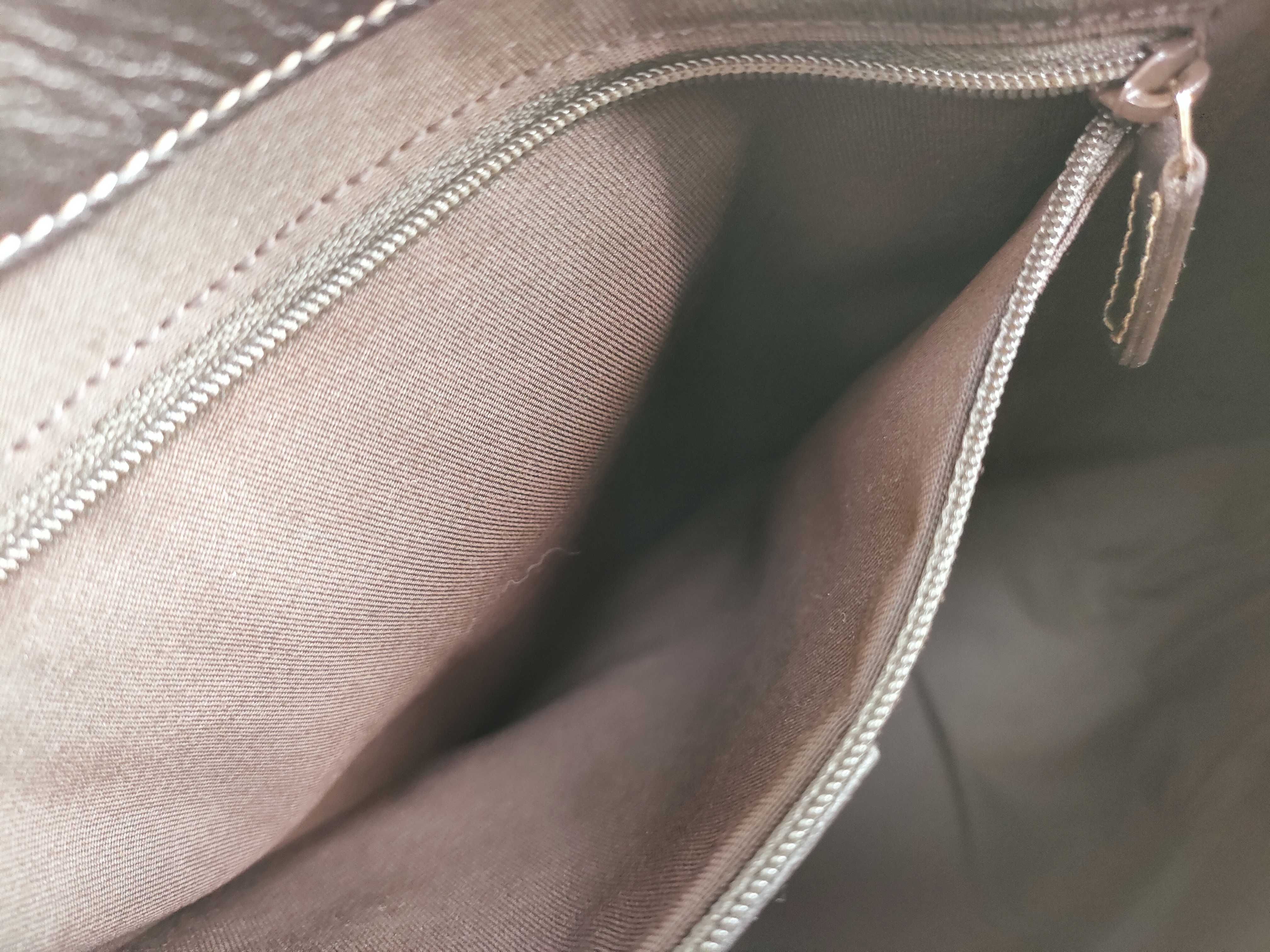 GG Canvas Sherry Brown Tote Bag with Gold Hardware — view 14