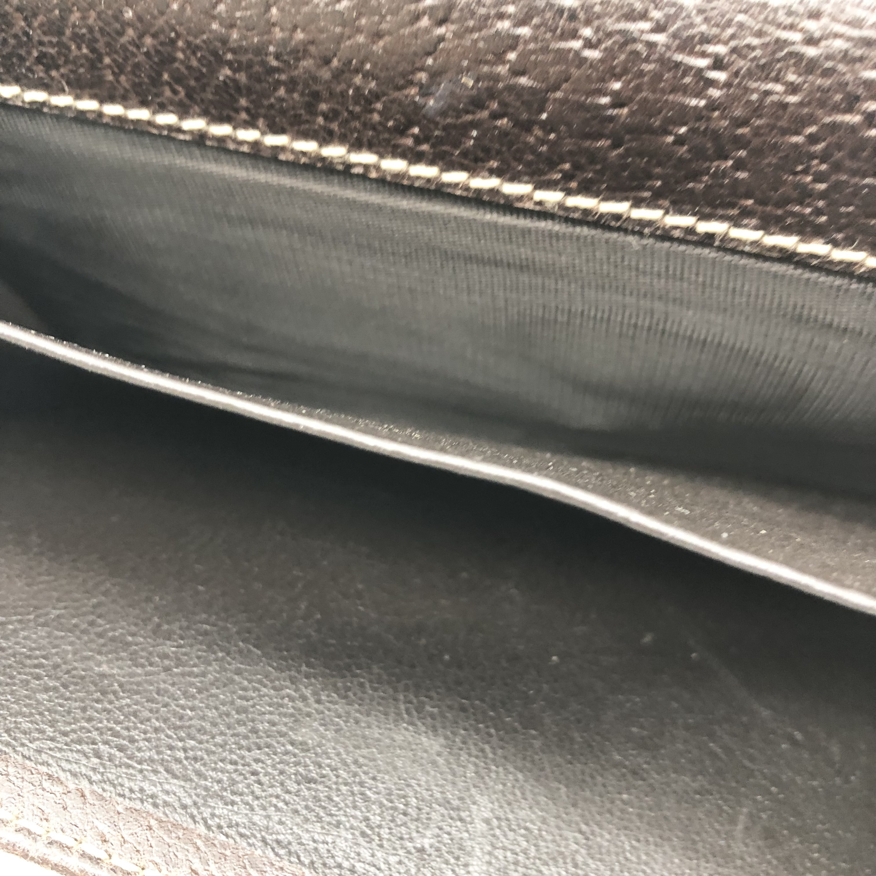 GG Canvas Long Wallet, Dark Brown — view 4