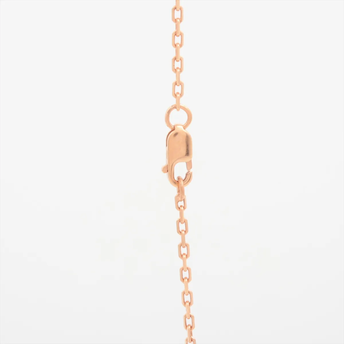 Mini Pop H GD1225 Necklace GP Gold x Beige, some wear and tarnishing. — view 3