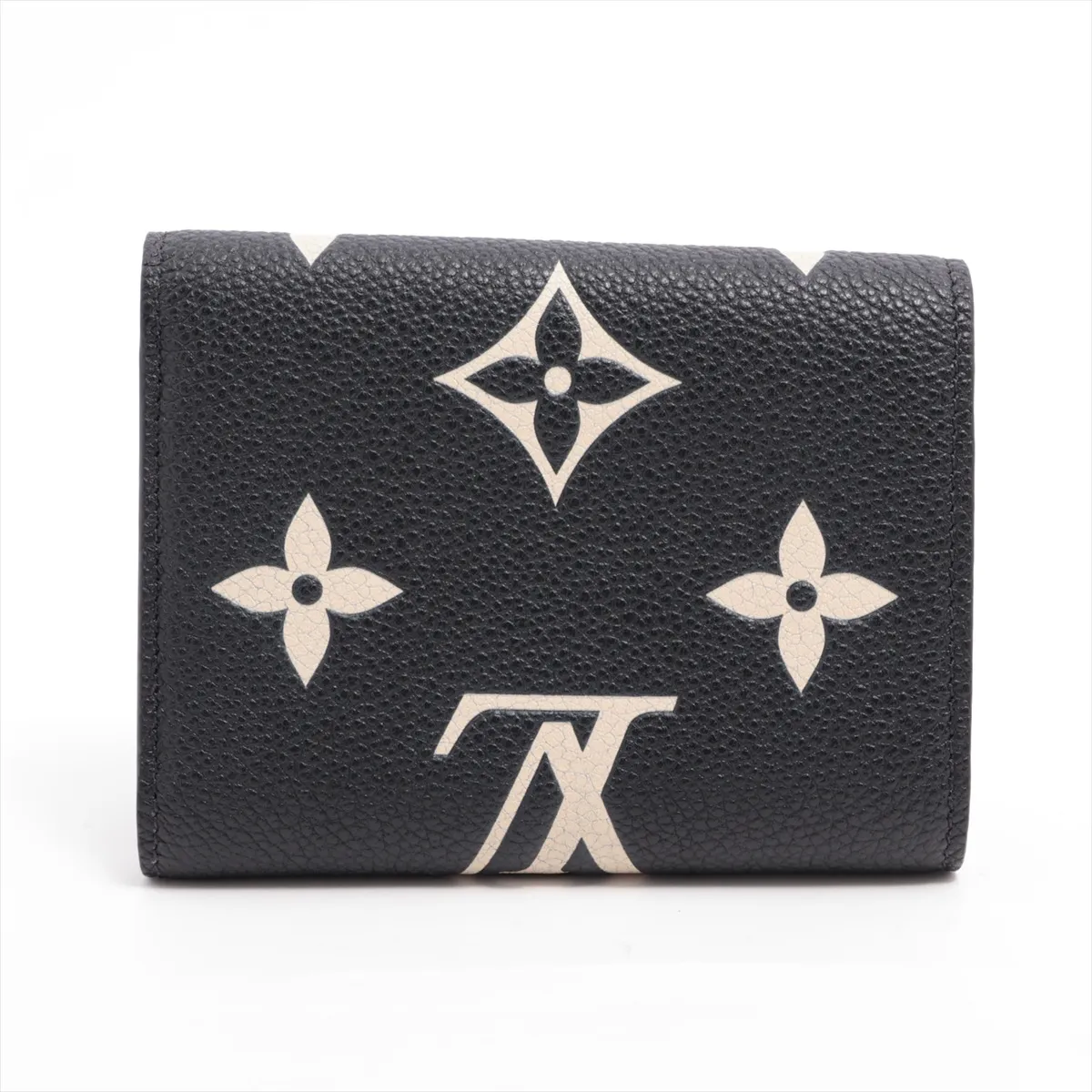 Bicolor Monogram Empreinte Portefeuille Victorine M80968 Noir Compact Wallet (RFID detected) — view 2