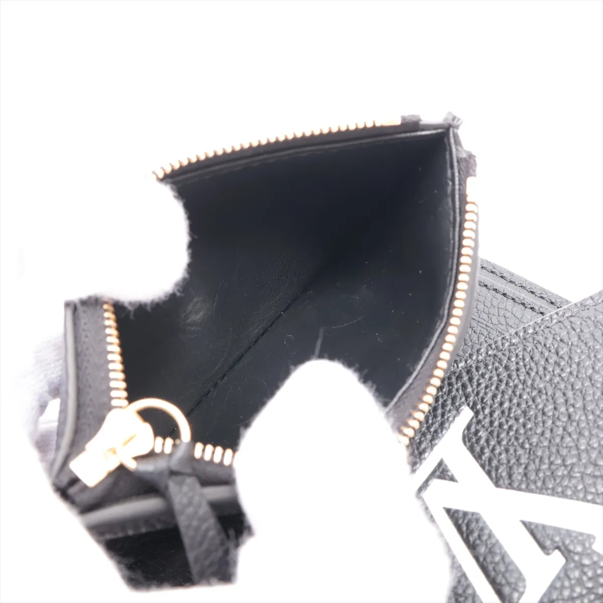 Bicolor Monogram Empreinte Portefeuille Victorine M80968 Noir Compact Wallet (RFID detected) — view 6