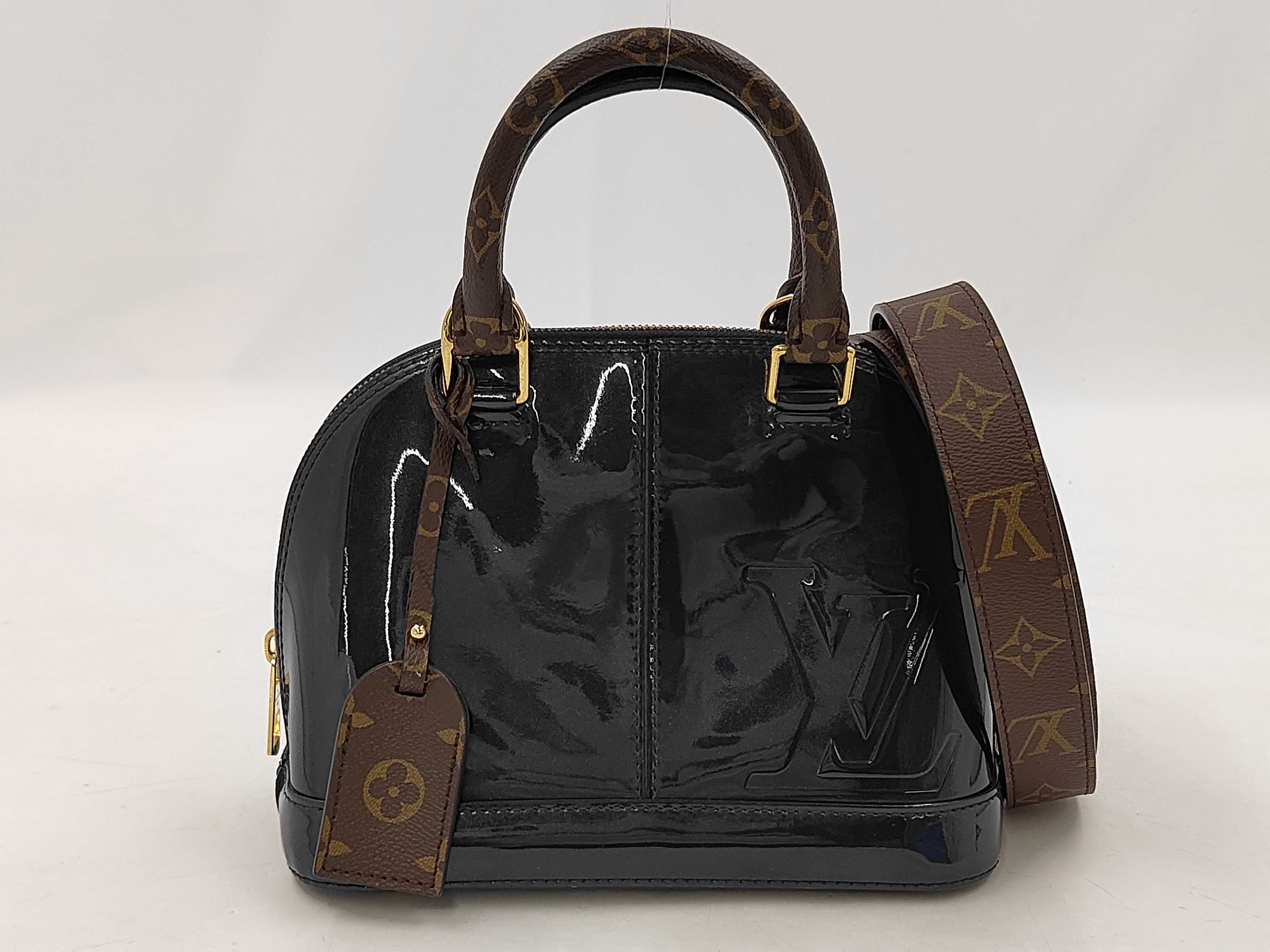 Vernis 1839 Alma BB M54705 Navy Handbag