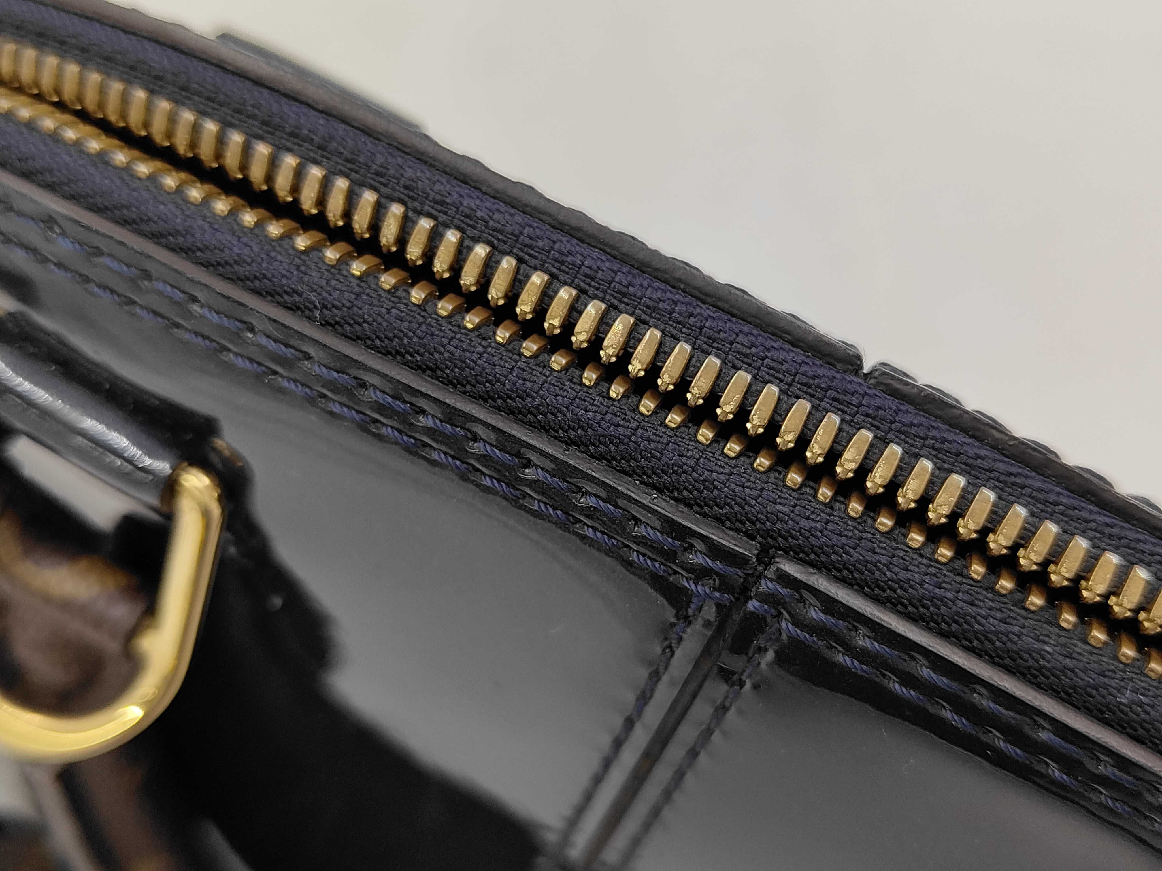 Vernis 1839 Alma BB M54705 Navy Handbag — view 11