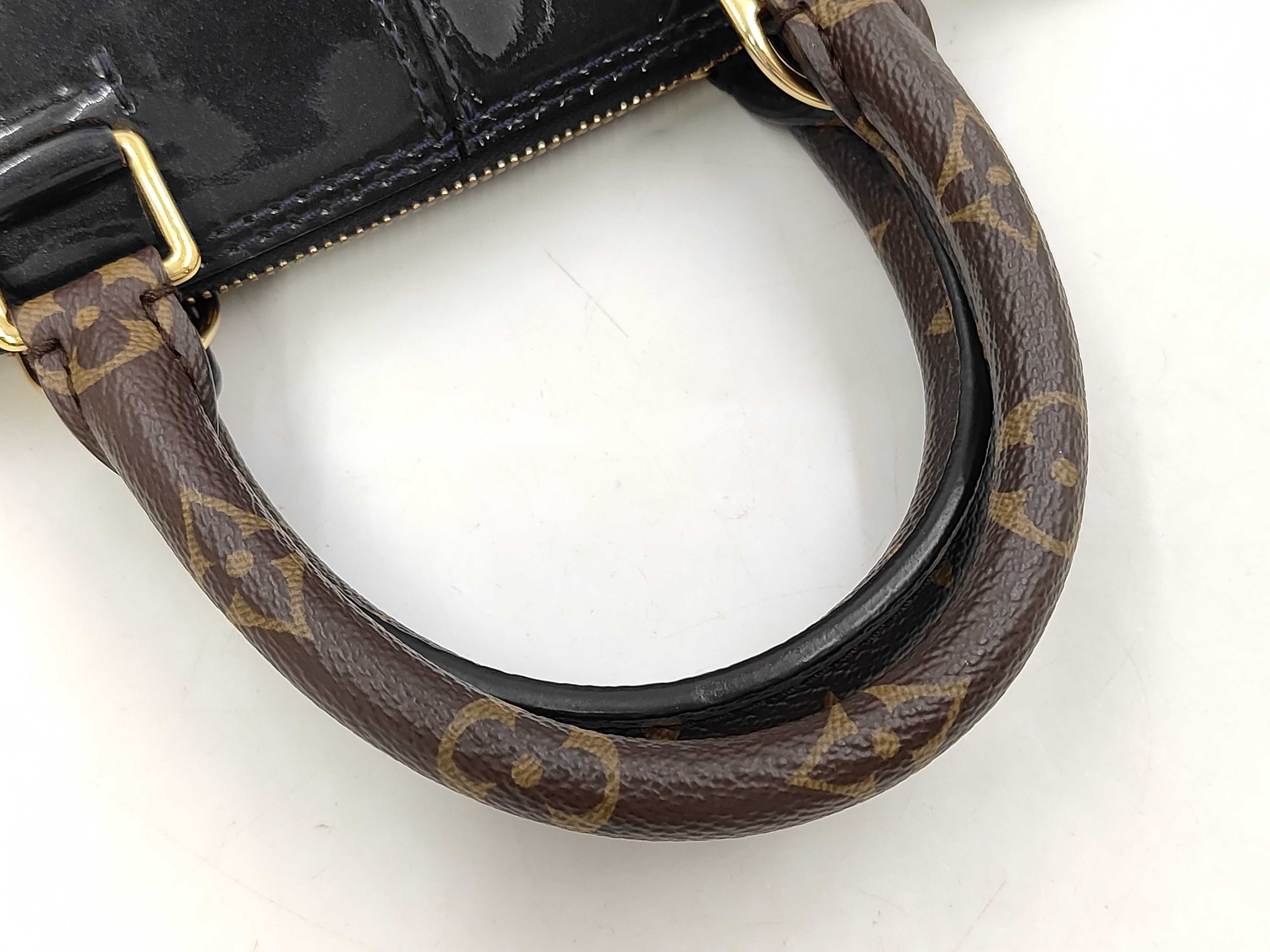 Vernis 1839 Alma BB M54705 Navy Handbag — view 5