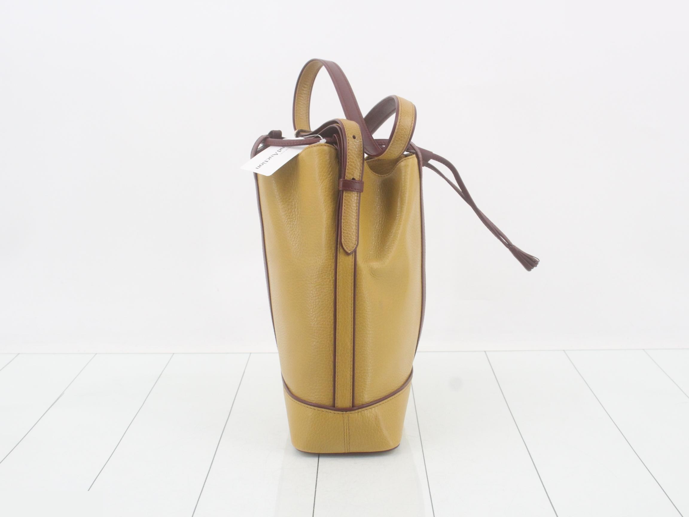 Leather shoulder bag, brown — view 4