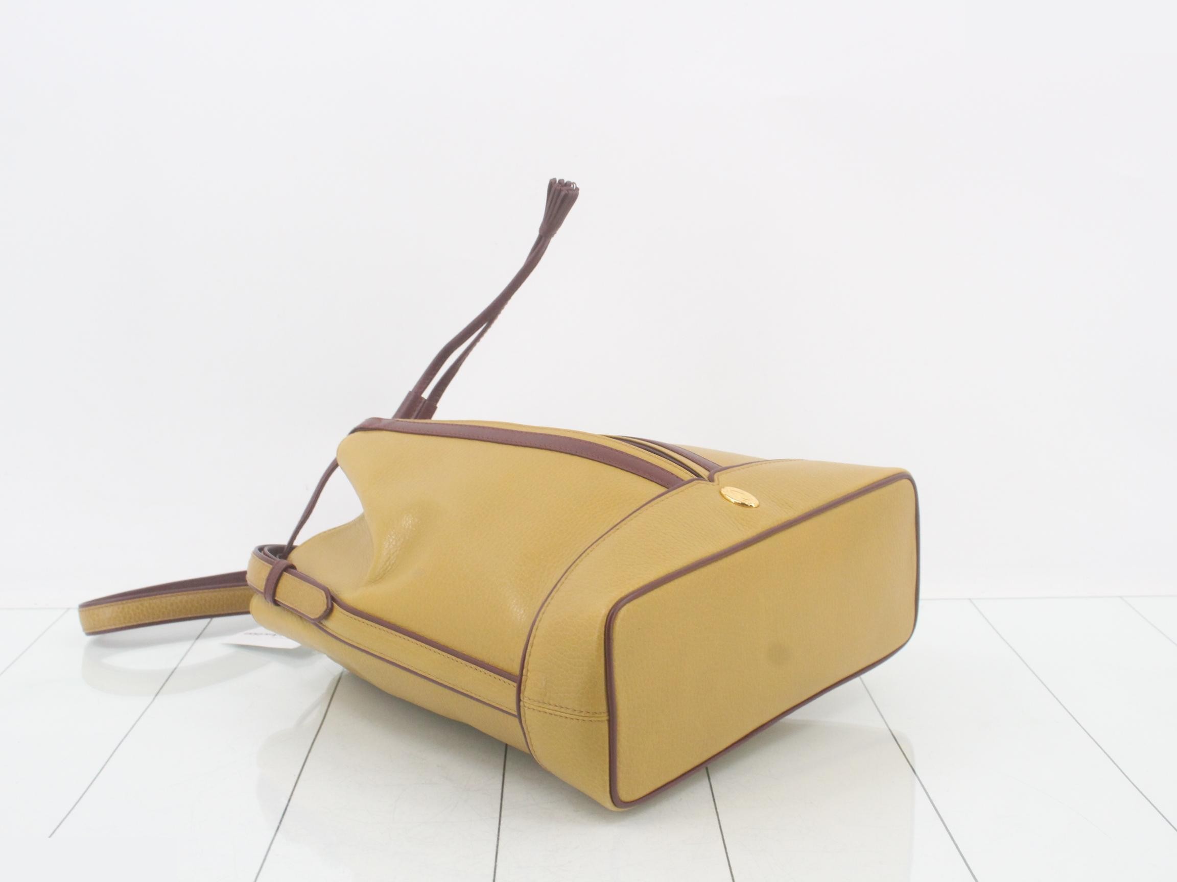 Leather shoulder bag, brown — view 5