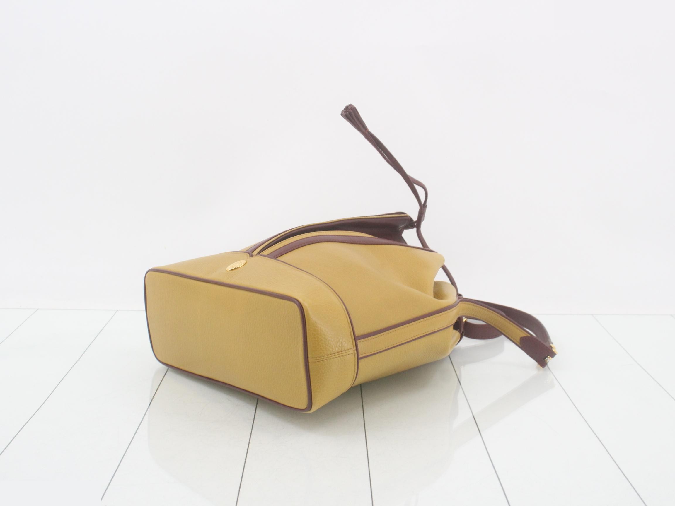 Leather shoulder bag, brown — view 6