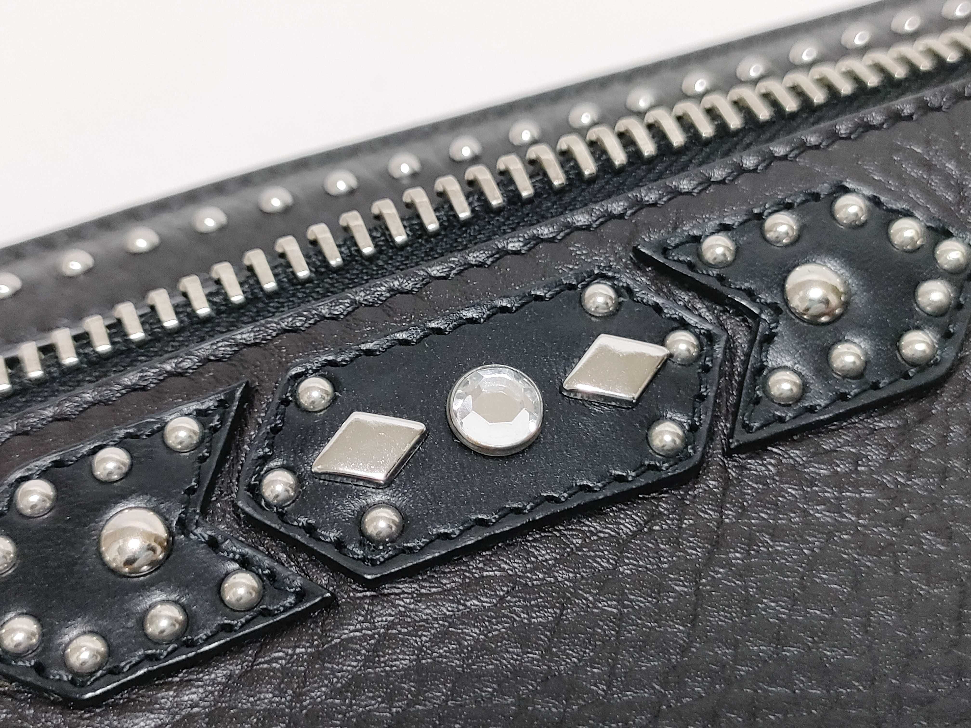 Leather Tote Clutch Bag — view 14