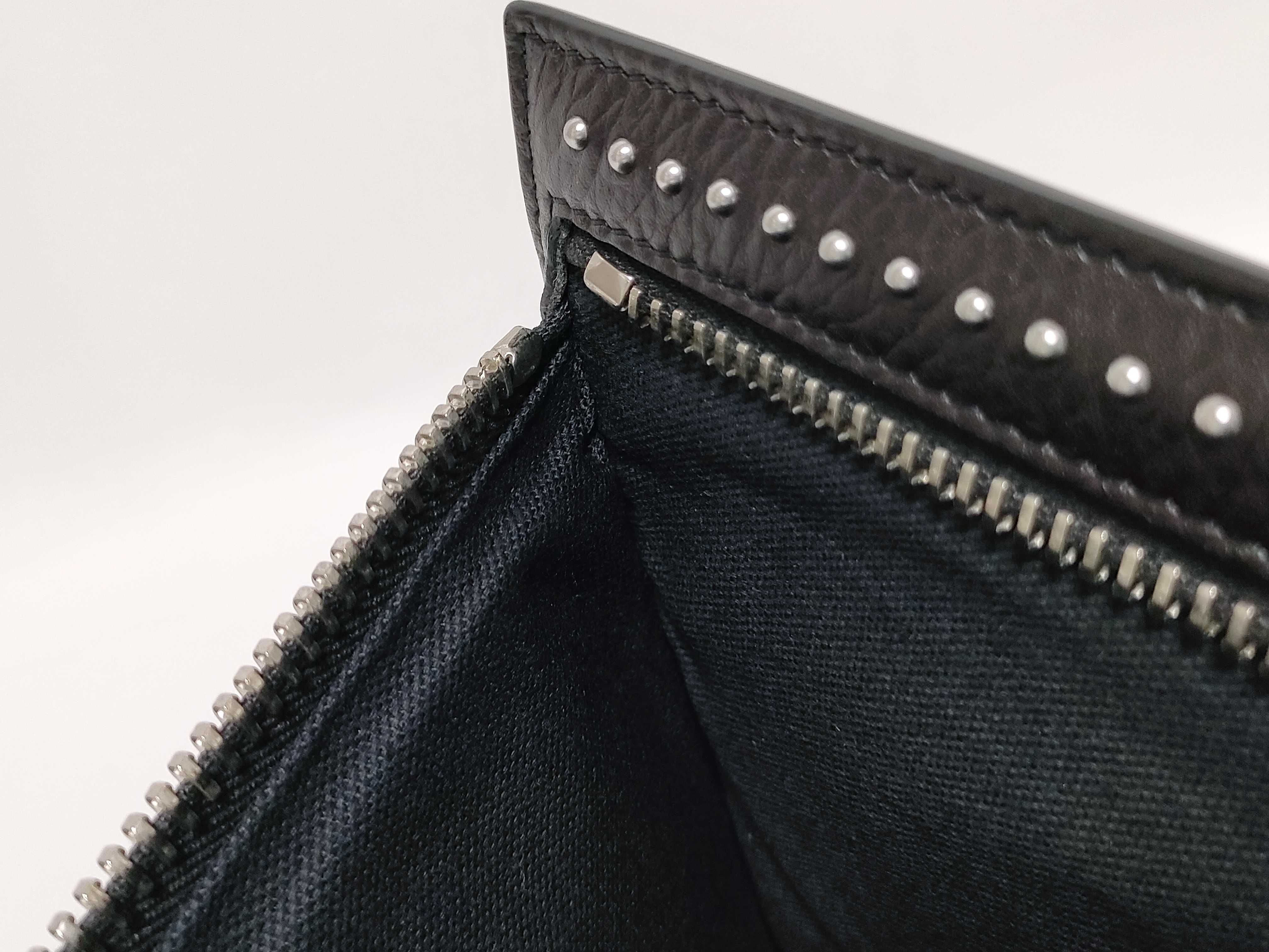 Leather Tote Clutch Bag — view 9