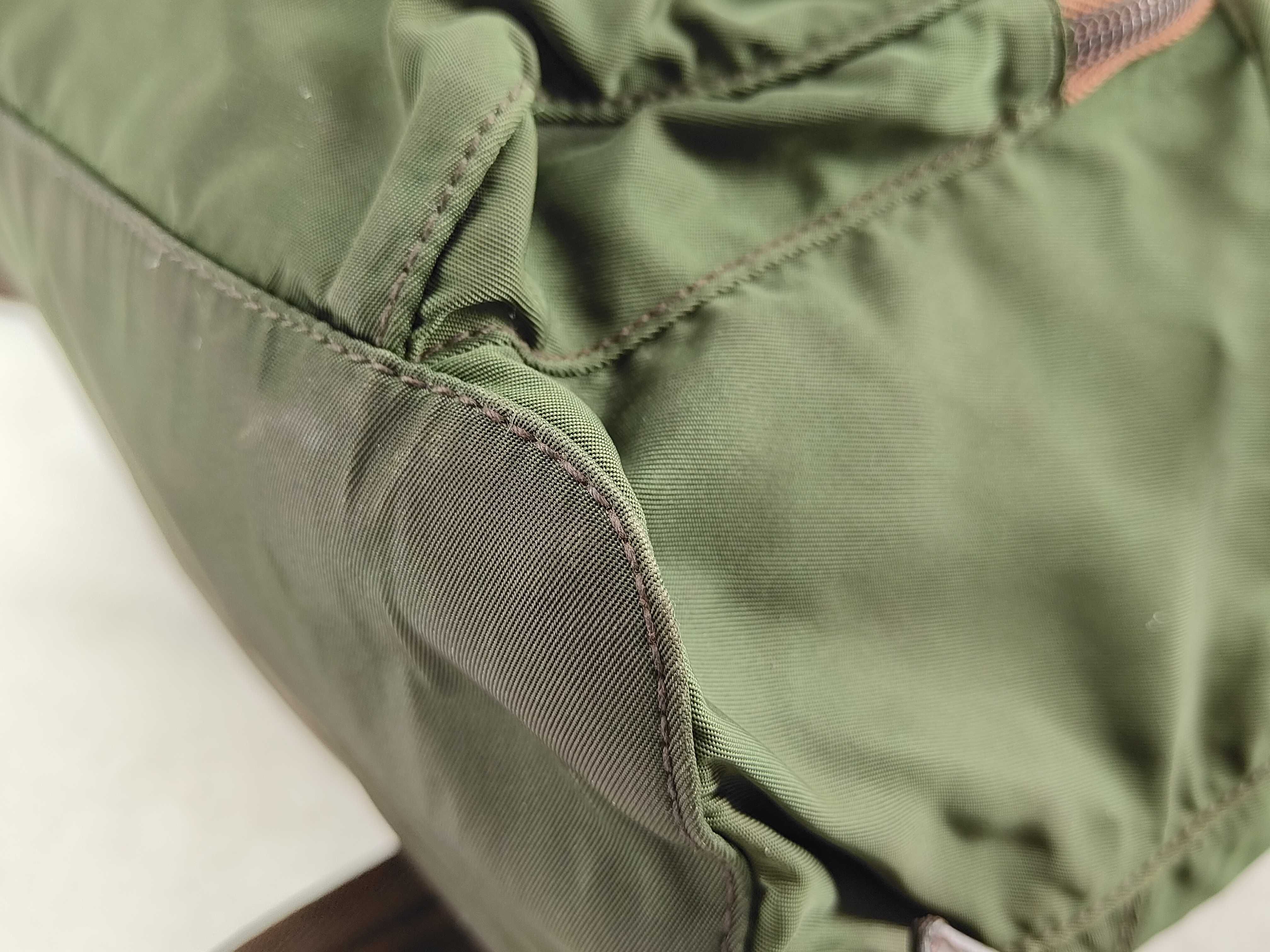 nylon backpack, khaki nylon backpack. — view 6