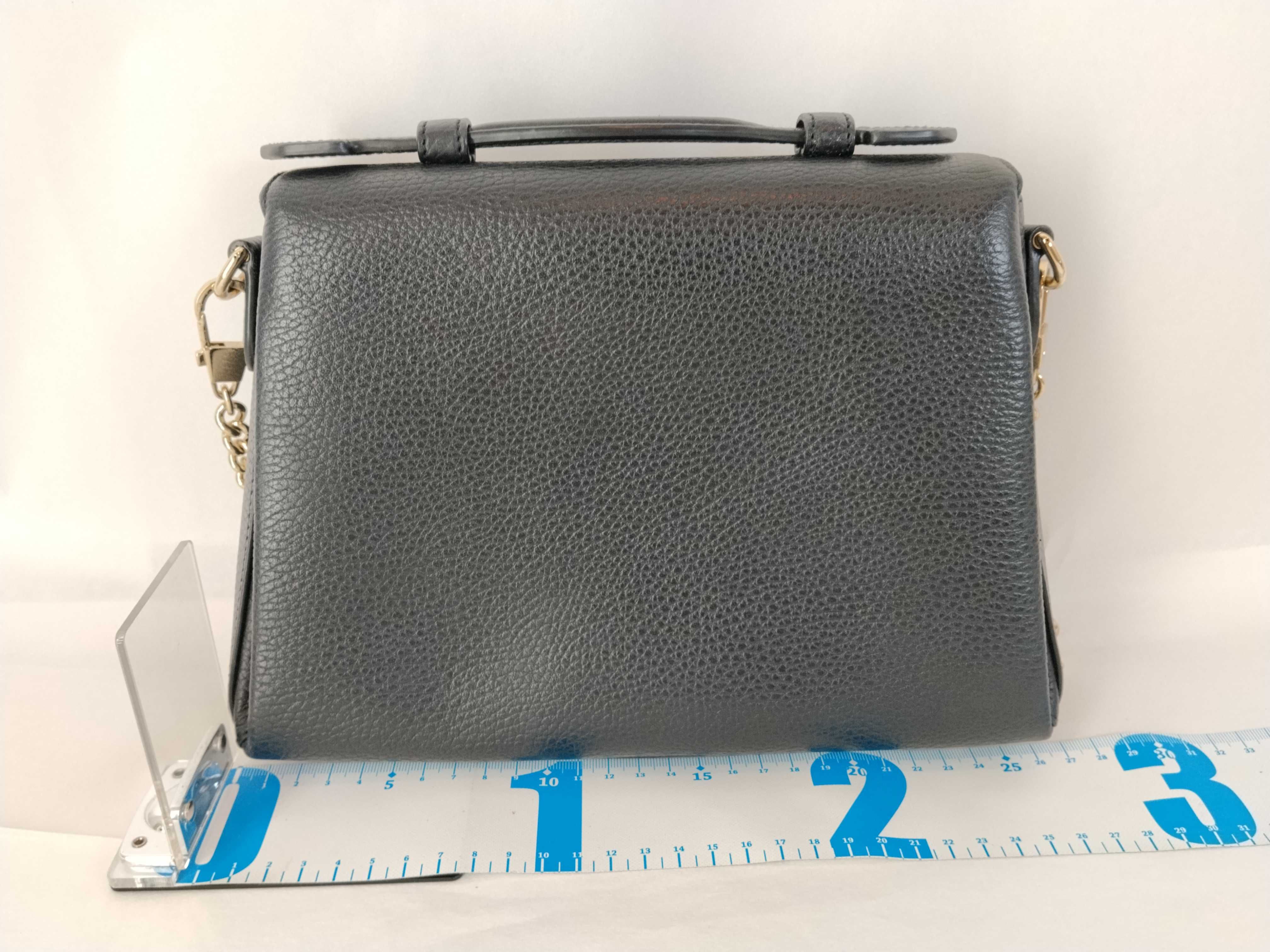 VN - Interlocking G Leather 2-Way Handbag Black 510302 Shoulder Bag — view 2