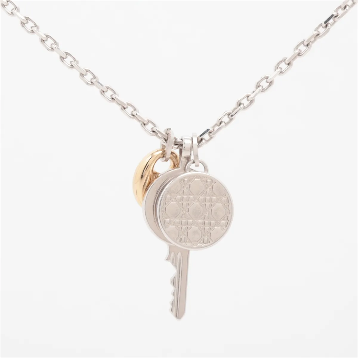 necklace, gold and silver, with — view 2
