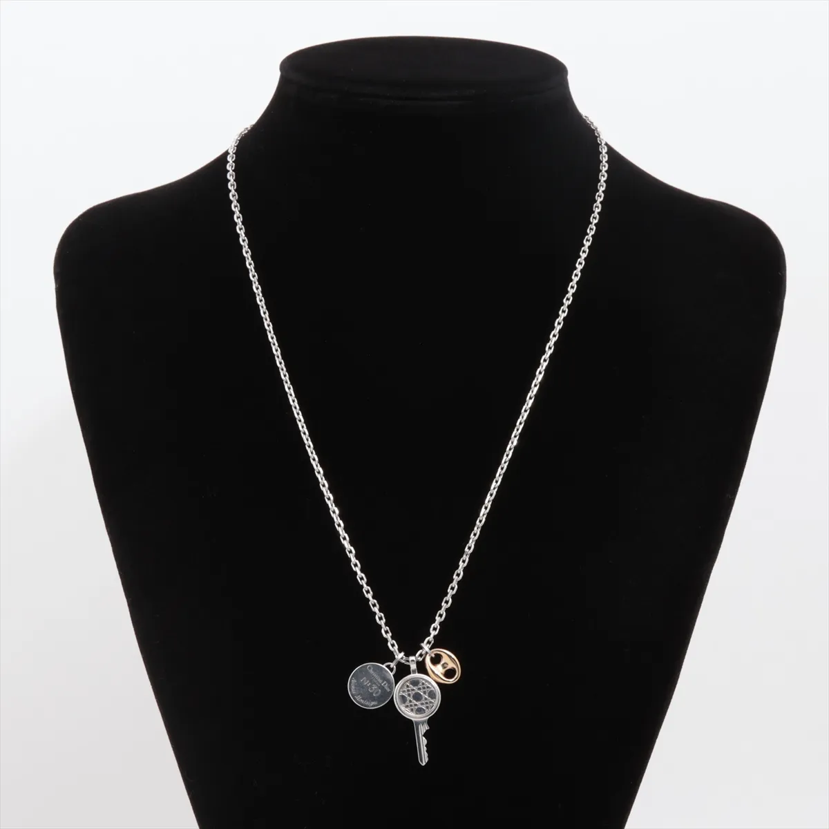 necklace, gold and silver, with — view 5