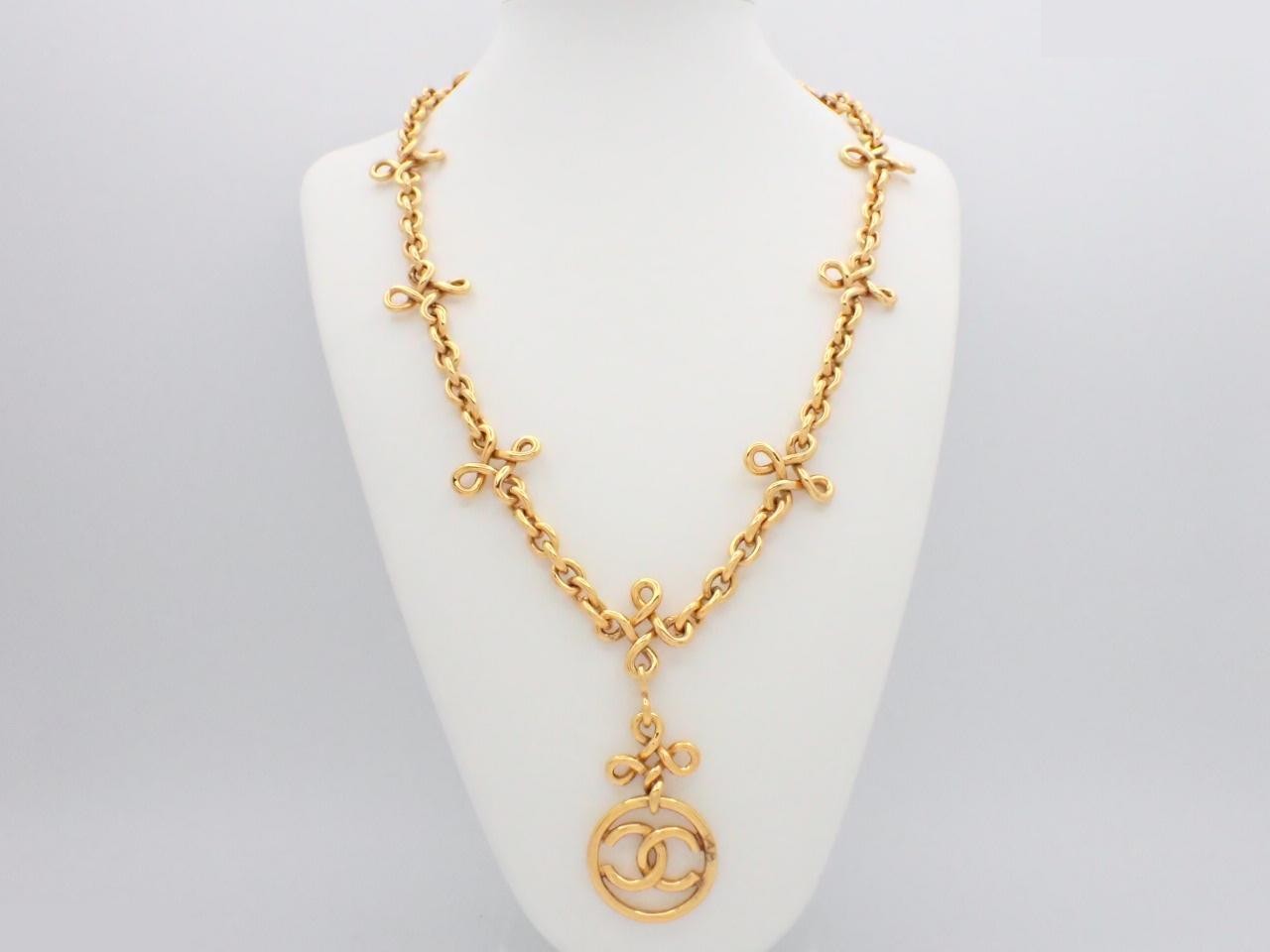 Coco Mark Circle Necklace, Chain approx. 62cm — view 3