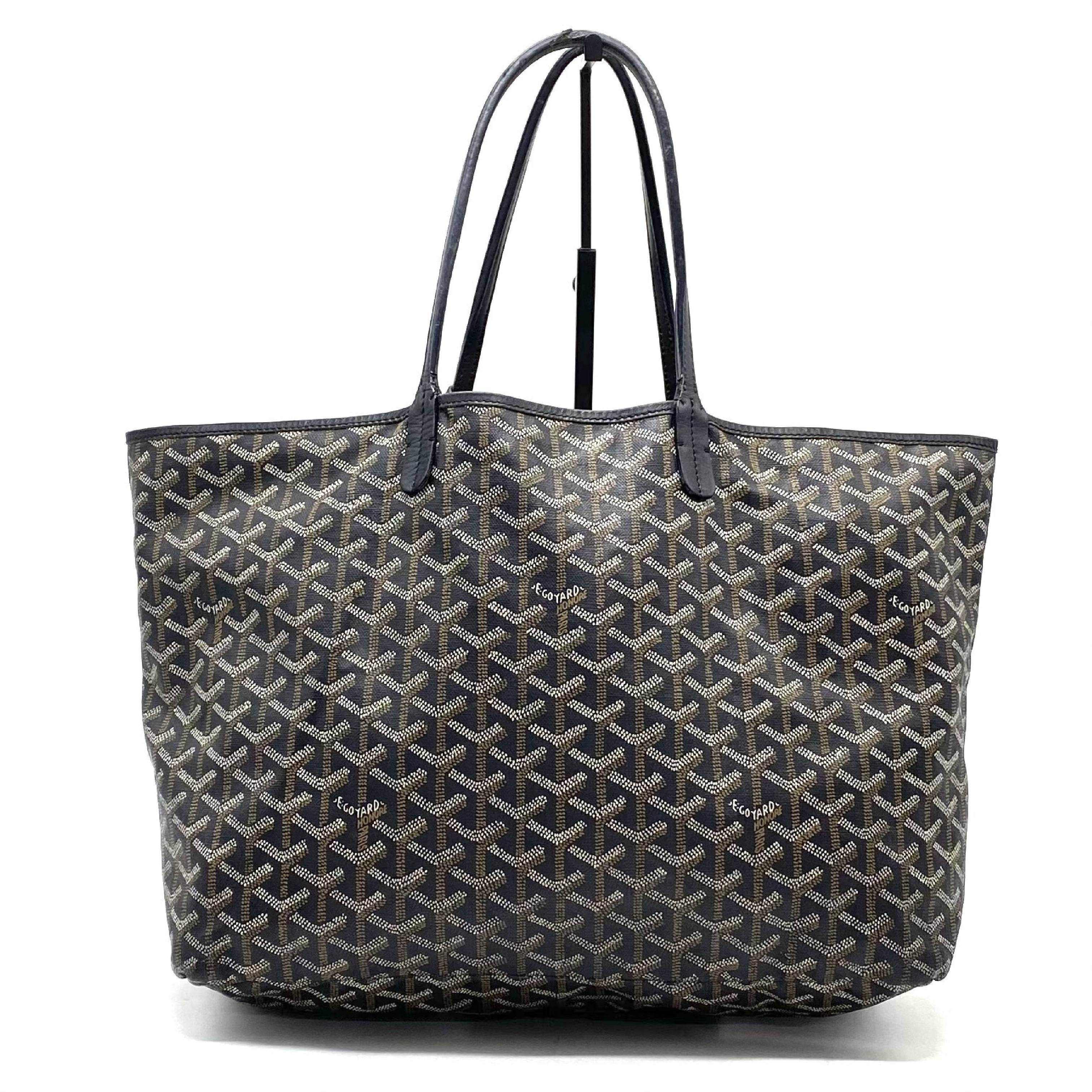 Saint Louis Leather Tote Bag with Pouch — view 2