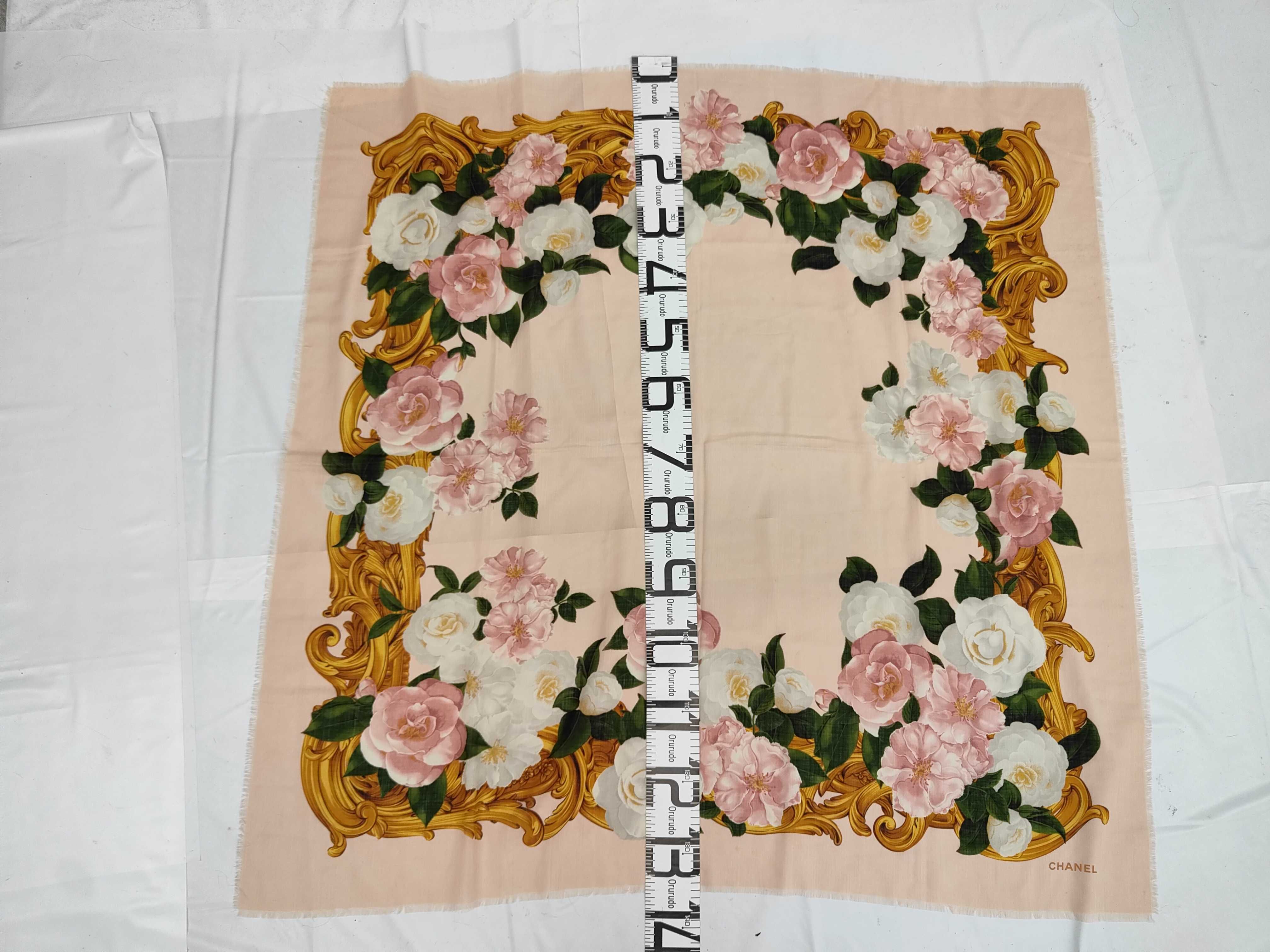 Floral Pink Large Stole and Other Accessories — view 2