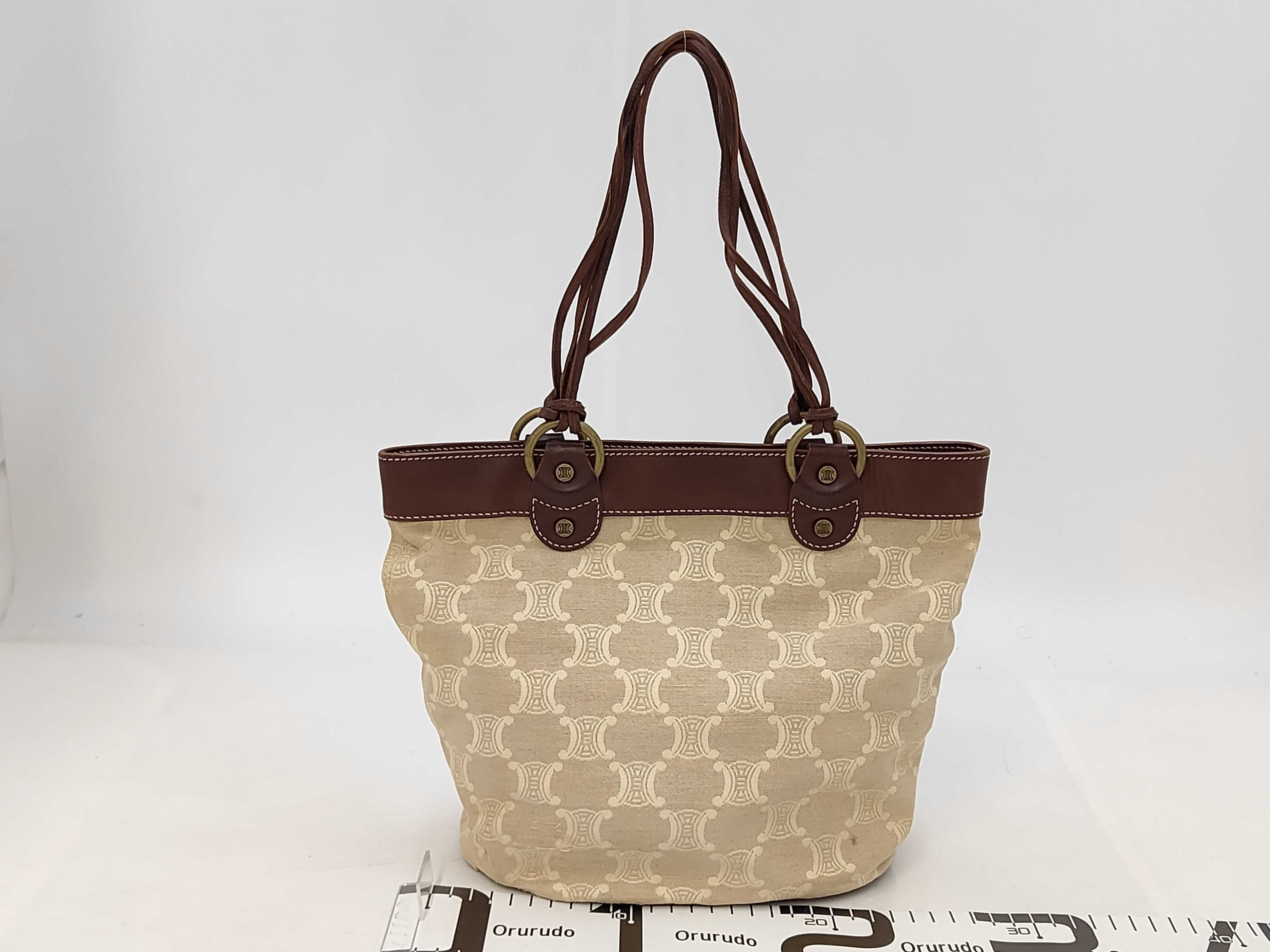 denim tote handbag vintage tote bag — view 2