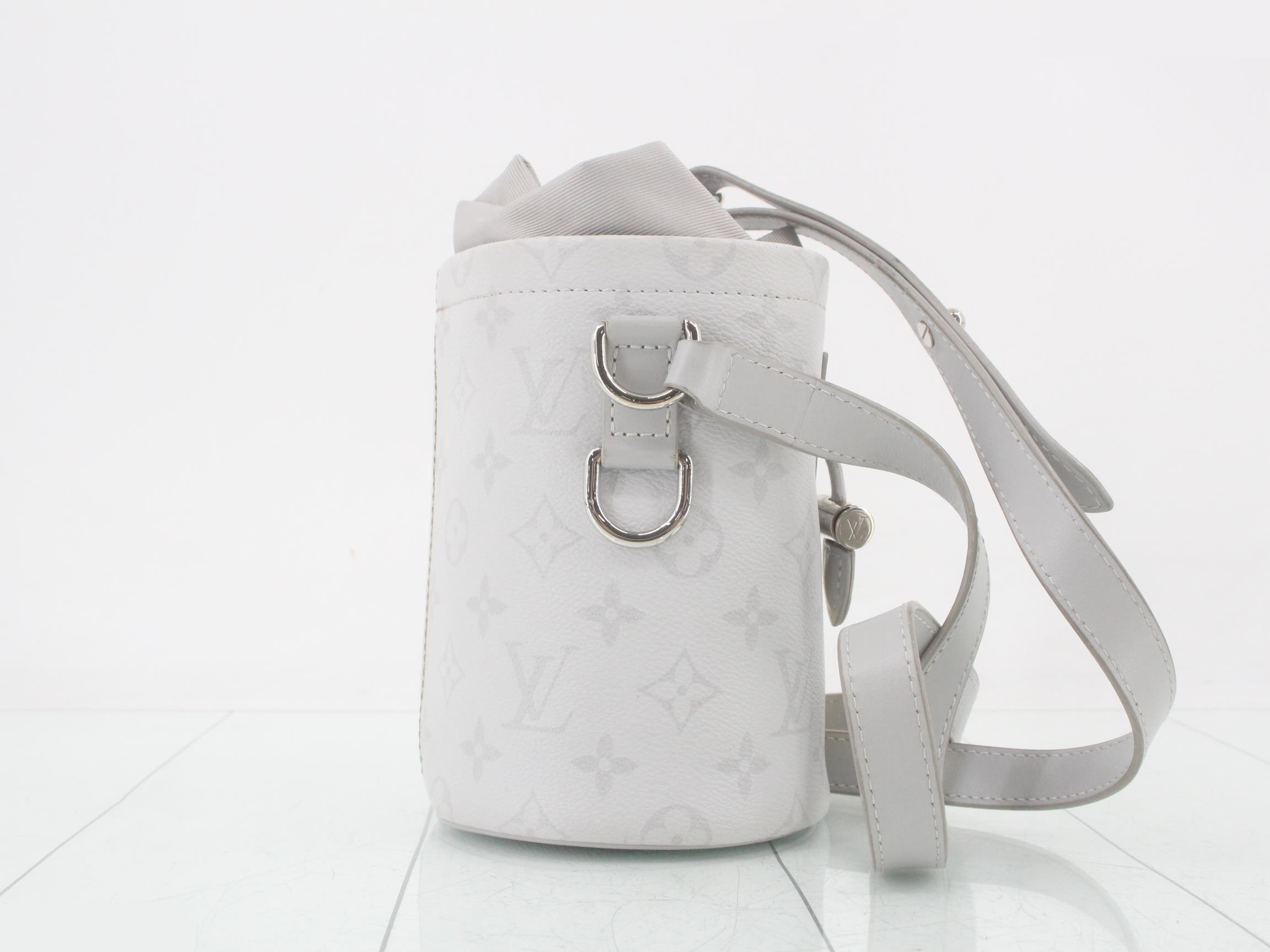 Monogram White Chalk Nano Sling Shoulder Bag — view 2