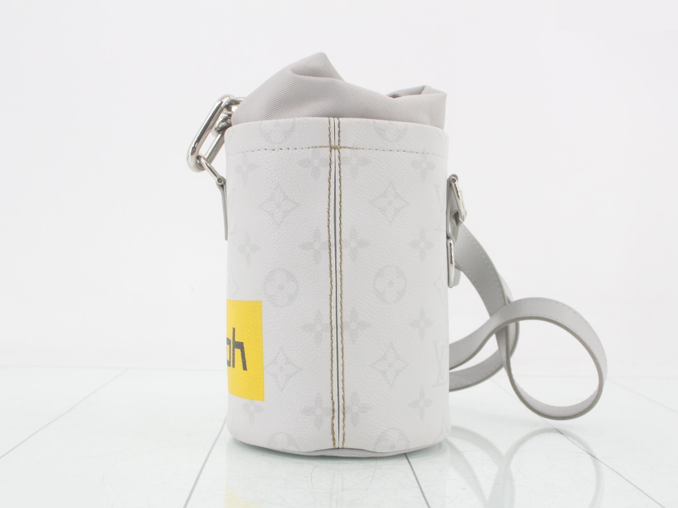 Monogram White Chalk Nano Sling Shoulder Bag — view 3